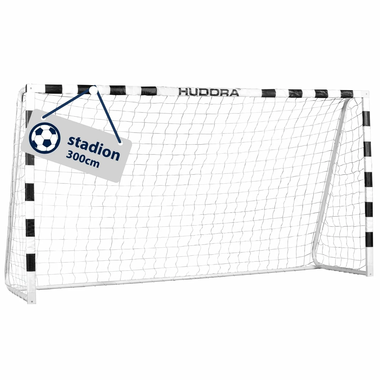 HUDORA Porta da calcio stadio resistente alle intemperie con rete per bambini e adulti