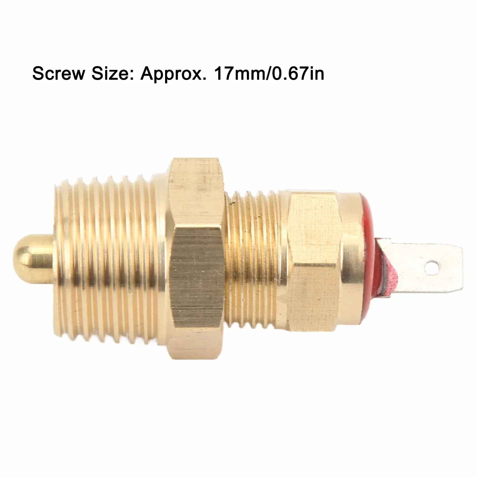 Interruttore Temperatura Motore Auto Termostato Ventola Raffreddamento Radiatore Filettatura NPT 3/8 Pollice 185-200