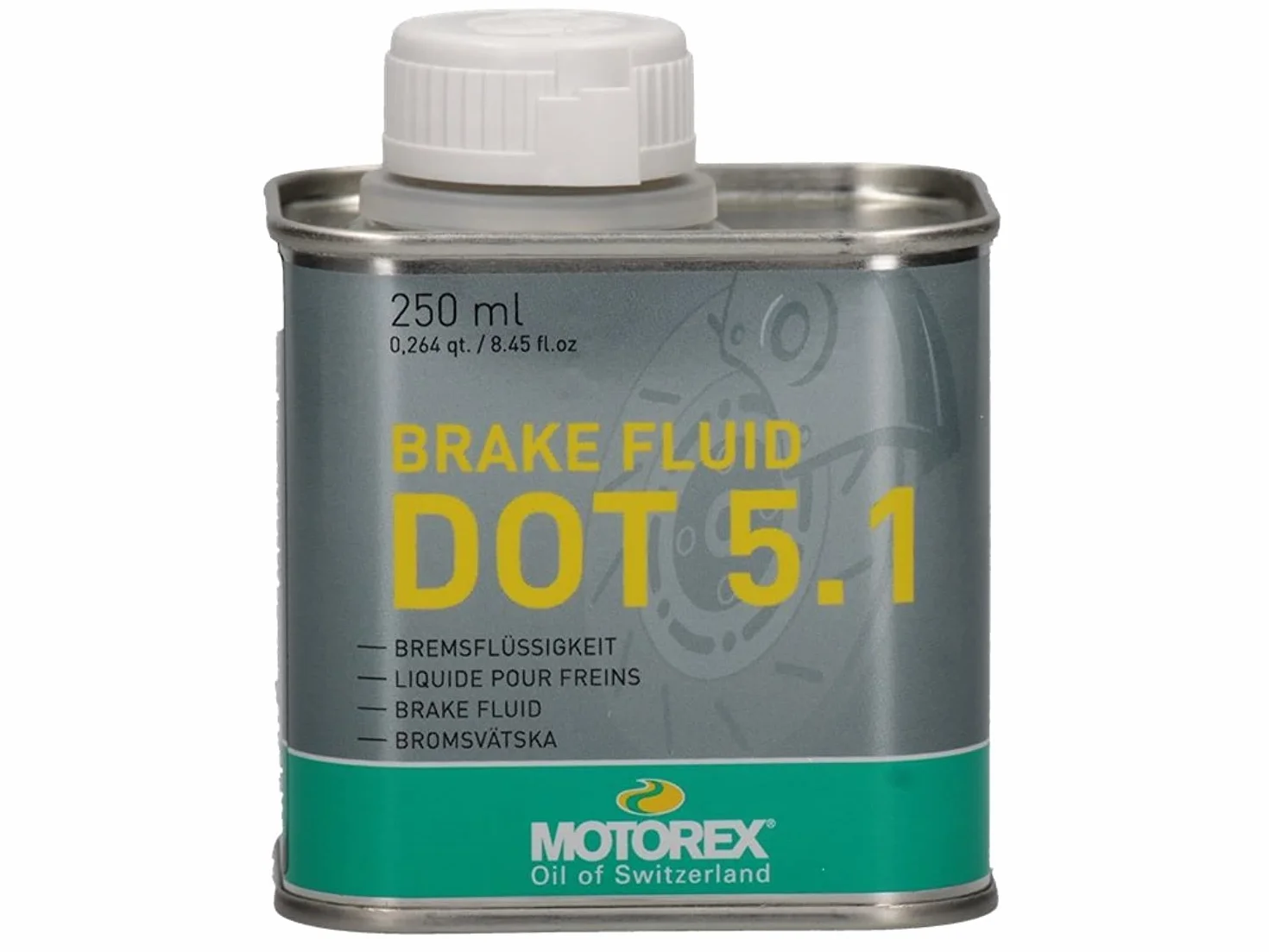 Motorex, Brake Fluid DOT 5.1, liquido per freni, 250 ml (etichetta in lingua italiana non garantita)