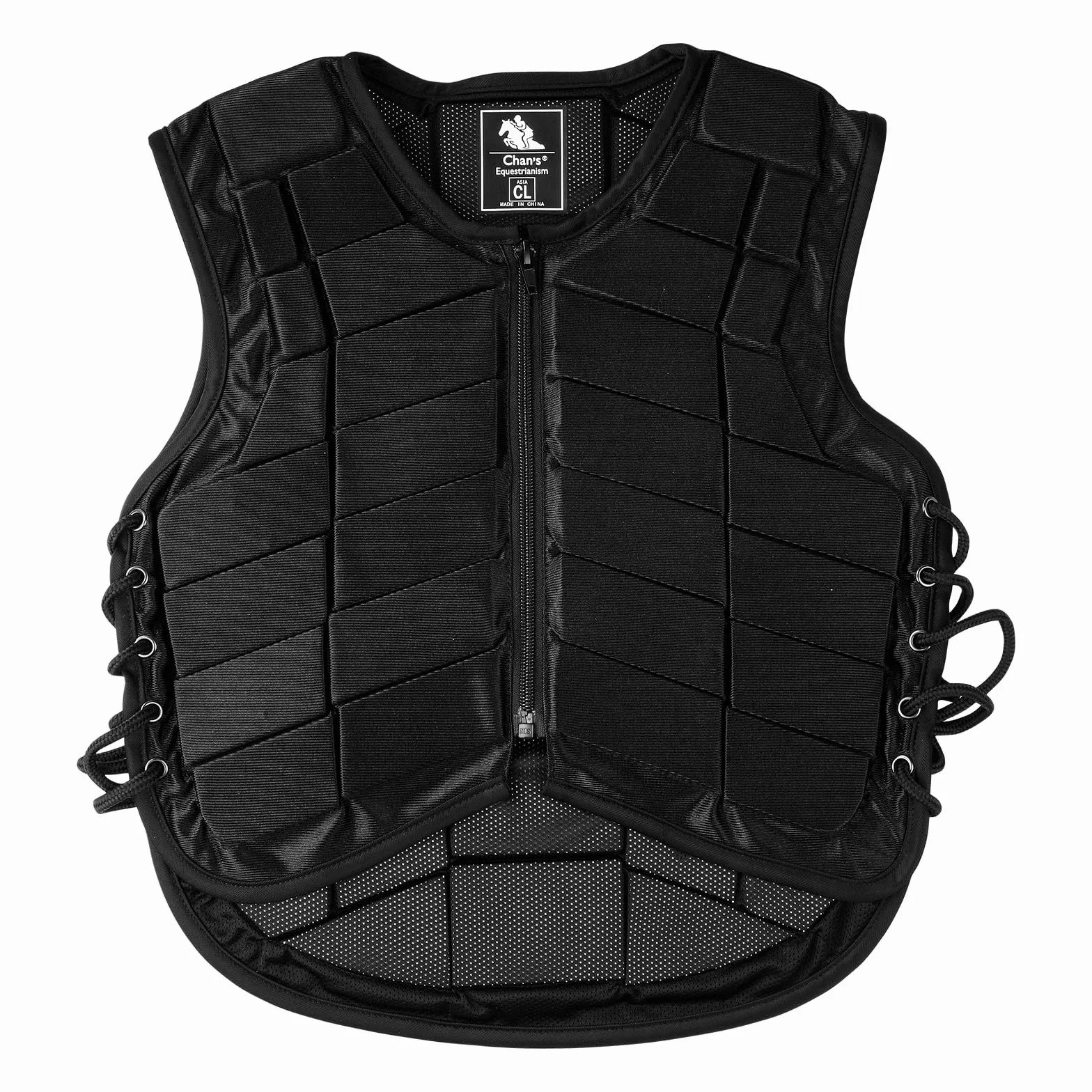 Protezione per Il Corpo da Equitazione, Gilet Protettivo Nero Acrilico per Allenamento per Equitazione, Comodo Gilet da Equitazione per Ragazzi Ragazze Bambini Bambini(CL)