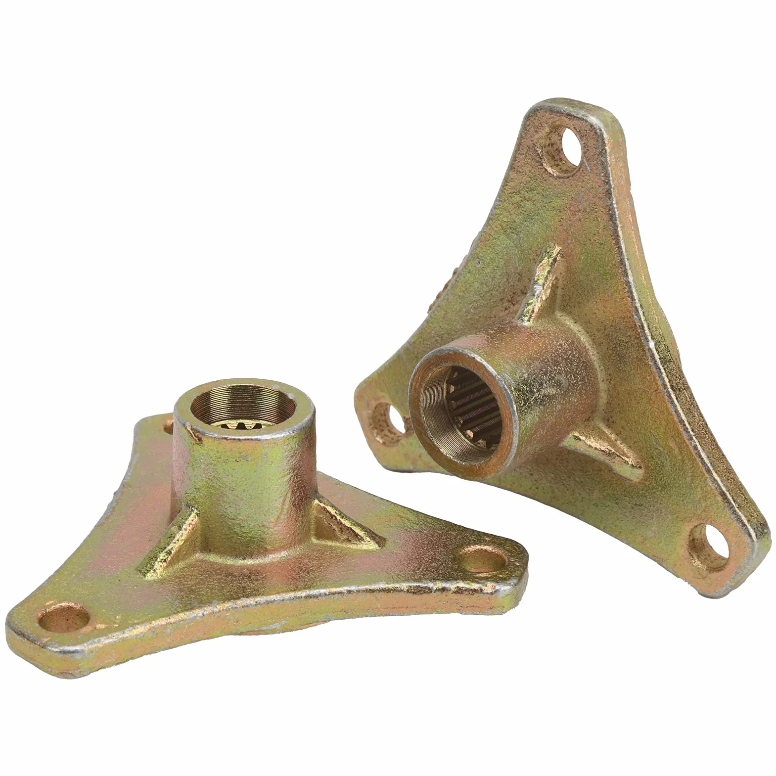Mozzo Dell'Asse Posteriore Della Ruota Scanalata, Qiilu Mozzi Ruota Perno Posteriore, 2 Pezzi 17T Spline Mozzo Ruota Posteriore Mozzo In Lega D'Acciaio Adatto Per Quad Bike Atv Go Kart 50Cc 110Cc