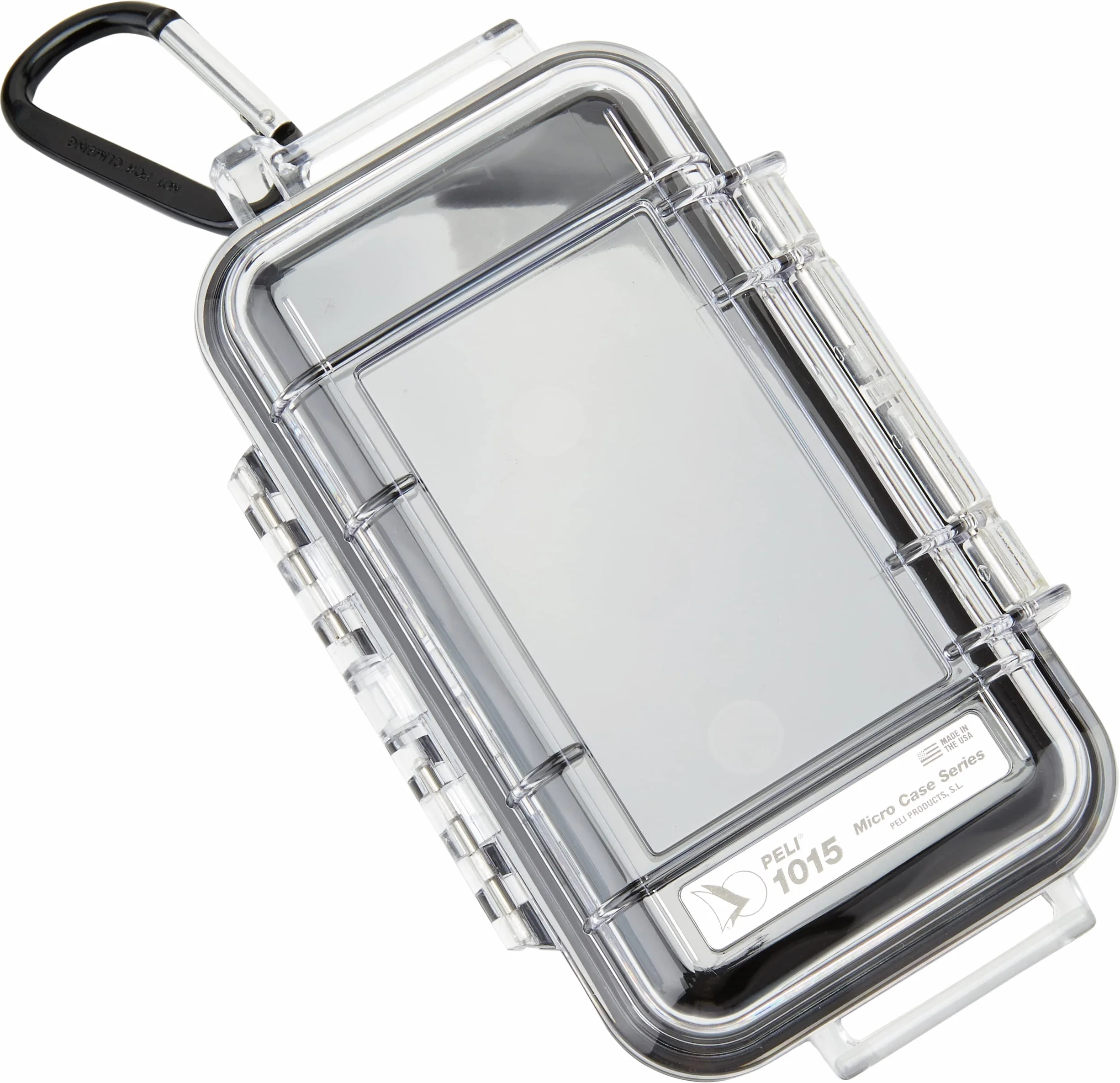 PELI 1015 Extreme Micro Case IP67 Impermeabile 0,3L Trasparente/Nero