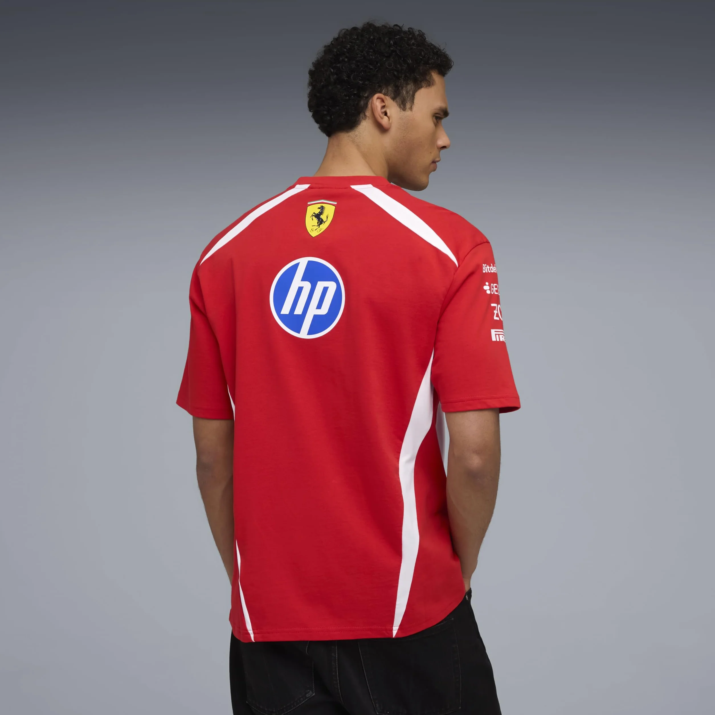 PUMA Scuderia Ferrari F1 2026 T-Shirt Team Driver Uomo Rosso