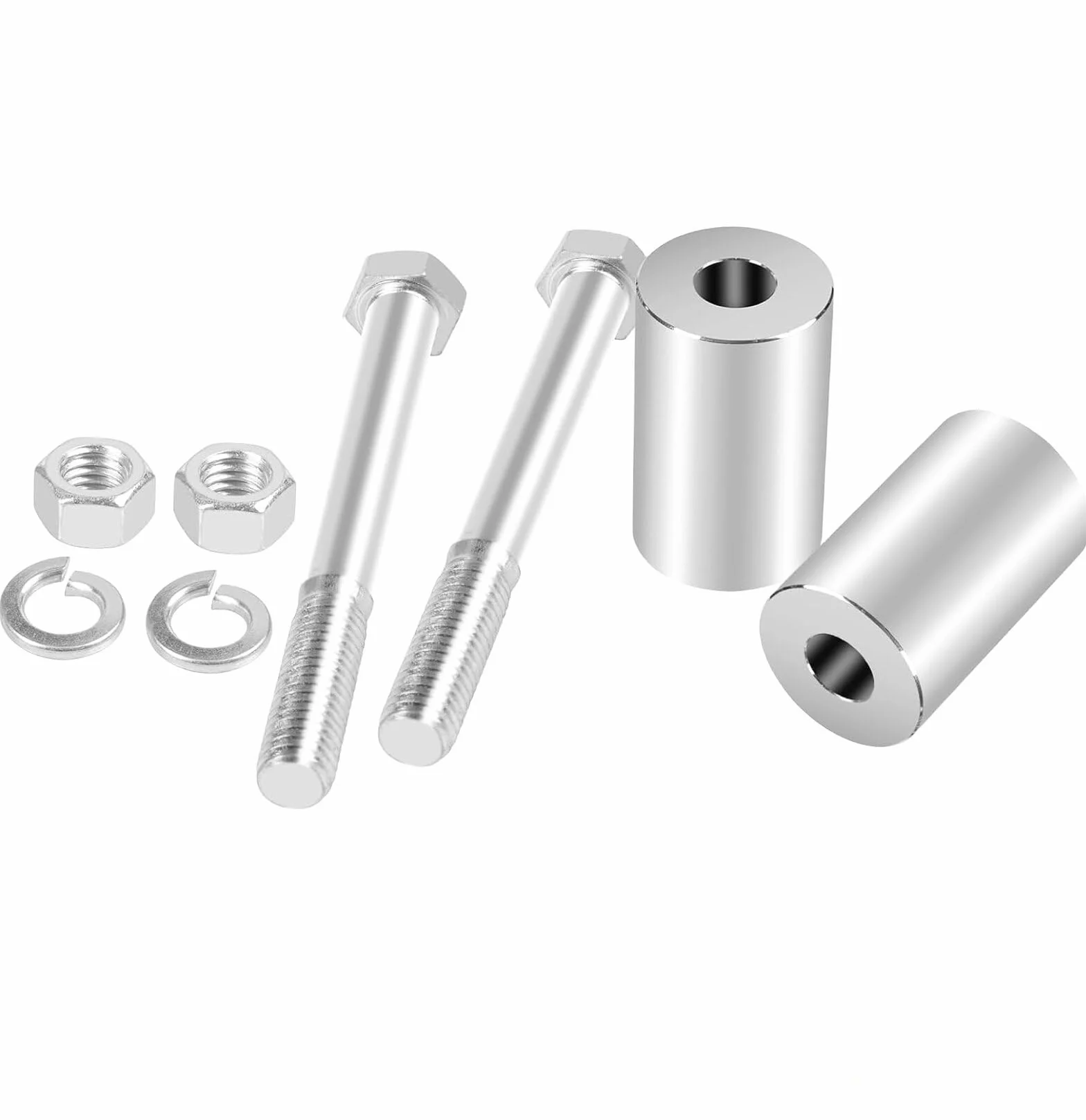 TDZ 2 '' Pollici Riser Manubrio Estensione Per Harley 1-1/4 '' Manubrio Cromato Distanziali Moto,