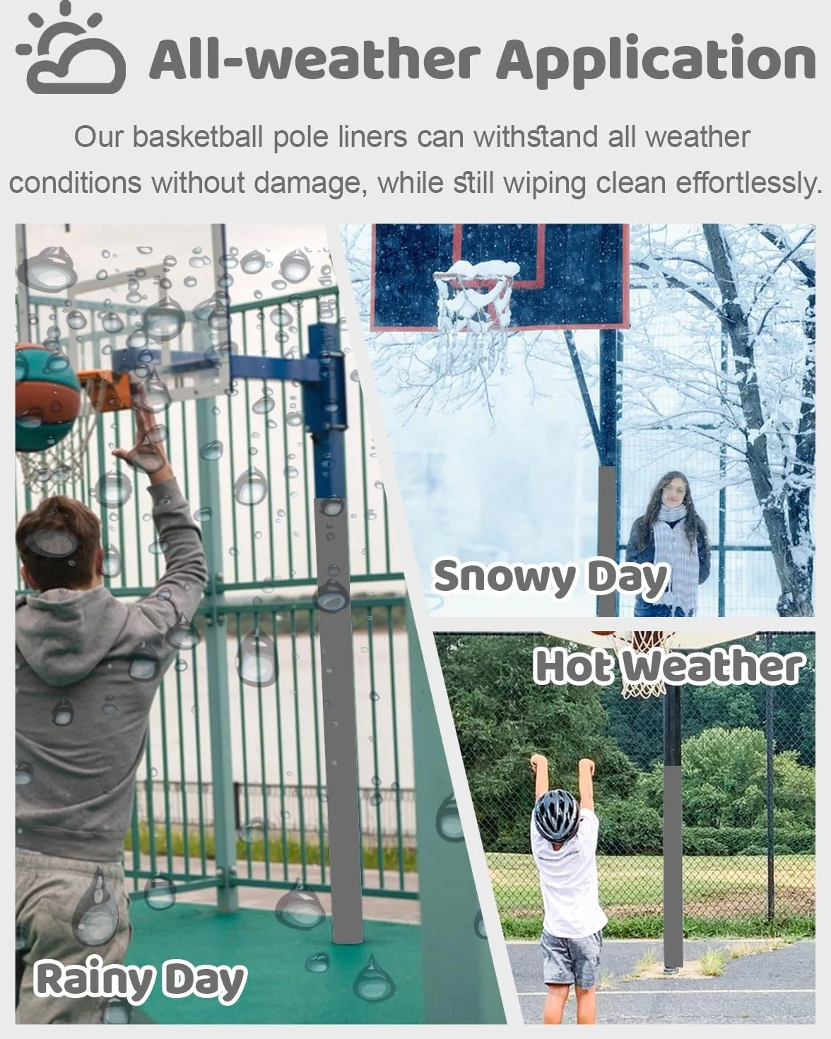 Palo da Basket Imbottitura Protezione Antiurto 20 Mm Schiuma Blu