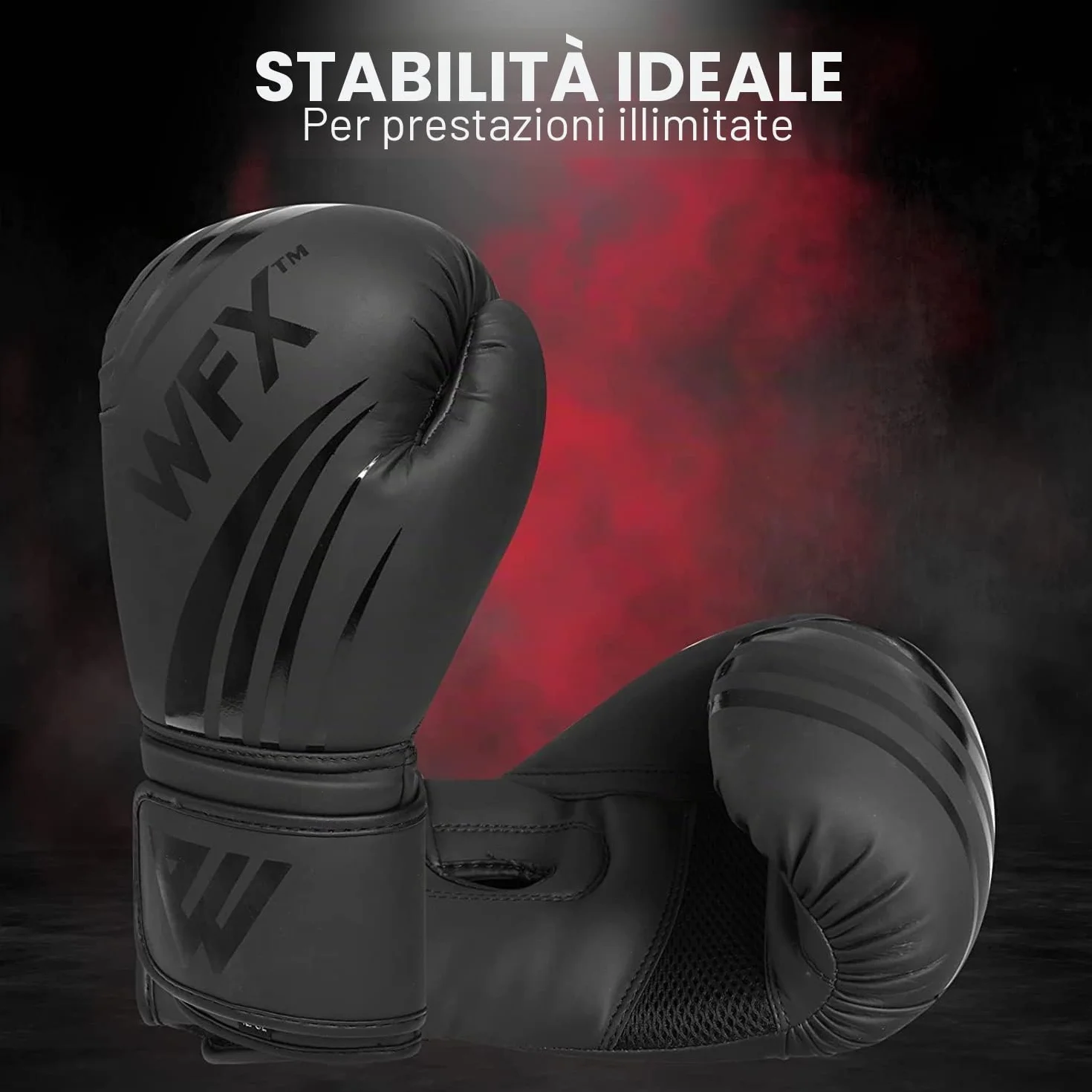 WFX Guantoni da boxe in pelle professionali MMA sparring kickboxing Muay Thai
