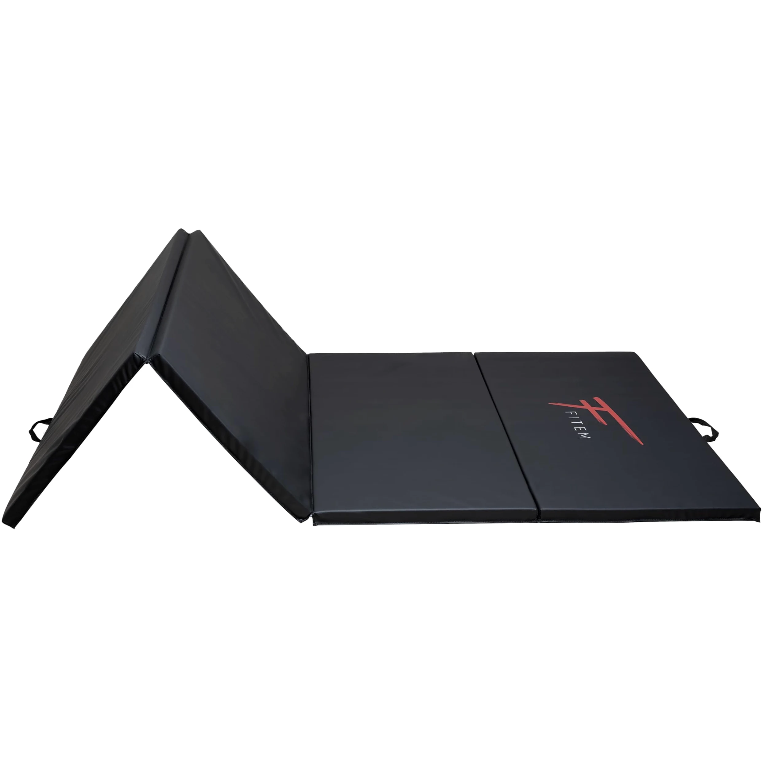 Fitem - Tappetino spesso pieghevole, alto di gamma, dimensioni: 240 x 120 x 4 cm o 180 x 60 x 4 cm, con maniglie di trasporto, per palestra, yoga, MMA, sport, ginnastica, fitness, pilates, esercizi per la muscolatura