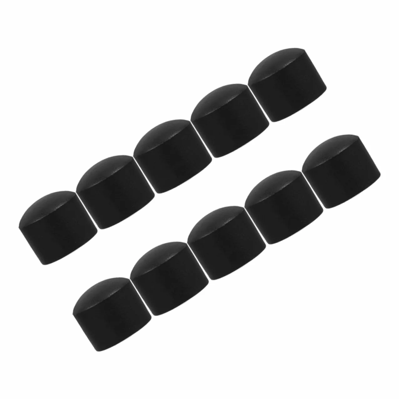 SUPVOX Tappi Neri per Punte da Calcio Balilla 15,8 Mm Plastica Set 10 Pezzi Protezione Aste