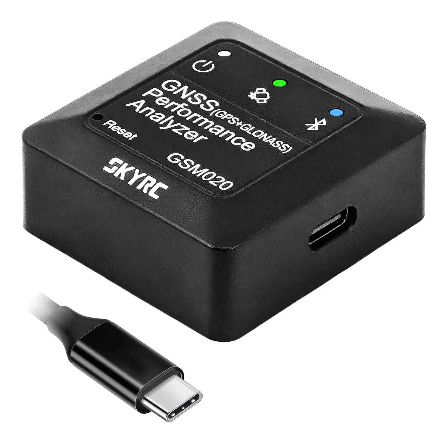 SKYRC GNSS Performance Analyzer RC GPS+GLONASS Tachimetro, Bluetooth abilitato Race Data Logger e Speed Tracker per RC Auto e Aerei GSM020 SK-500023
