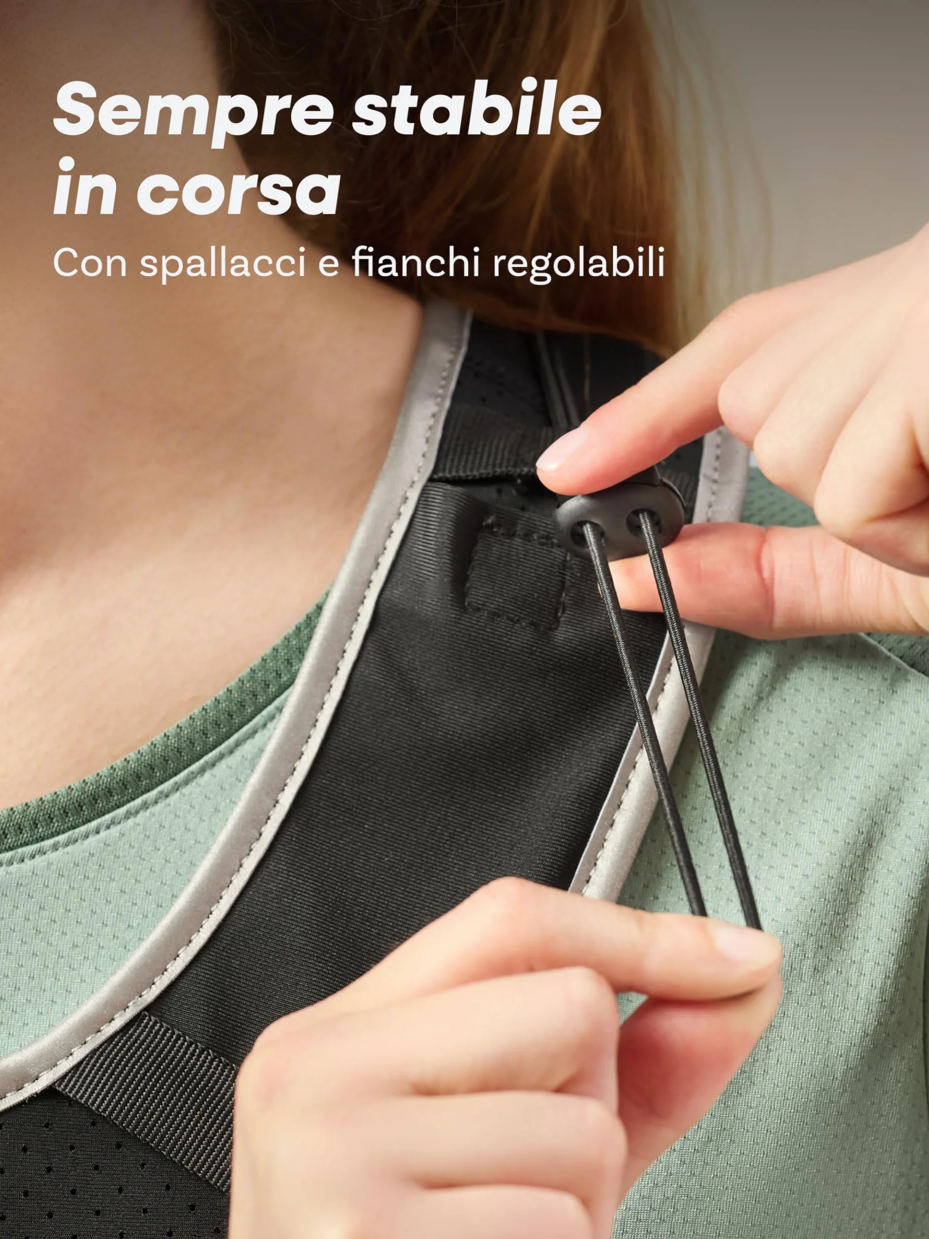 Prowiste Gilet da Corsa Uomo Donna con Tasca Impermeabile per Telefono e Borraccia, Riflettori, Regolabile