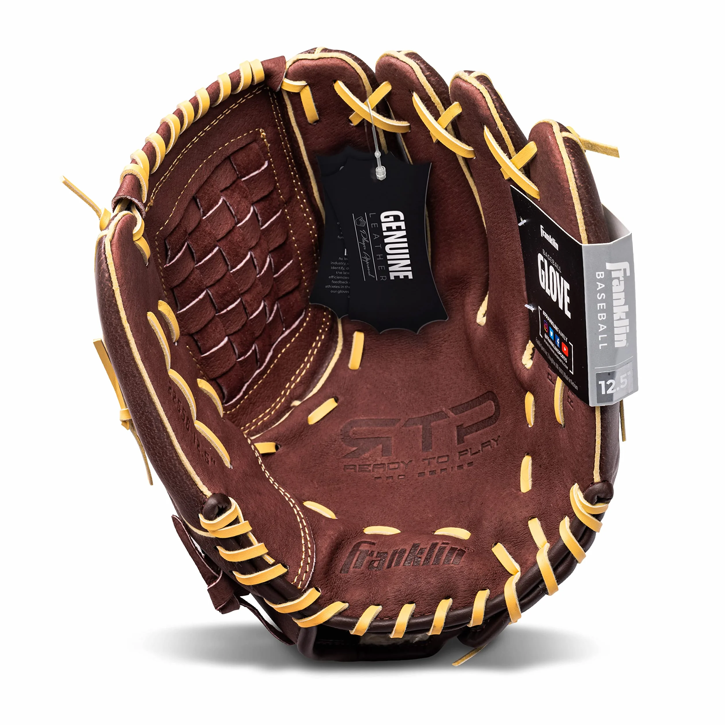 Franklin Sports RTP Pro - Guanti da baseball, per adulti e ragazzi