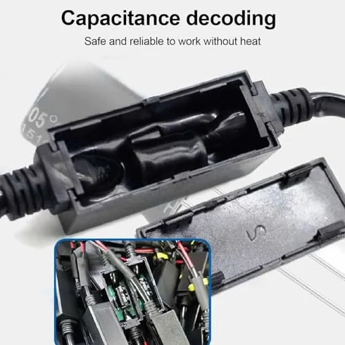 Decodificatore CanBus LED per Fari H4 Resistenza Plug Riproduzione Antiflullenti DC 9-30V