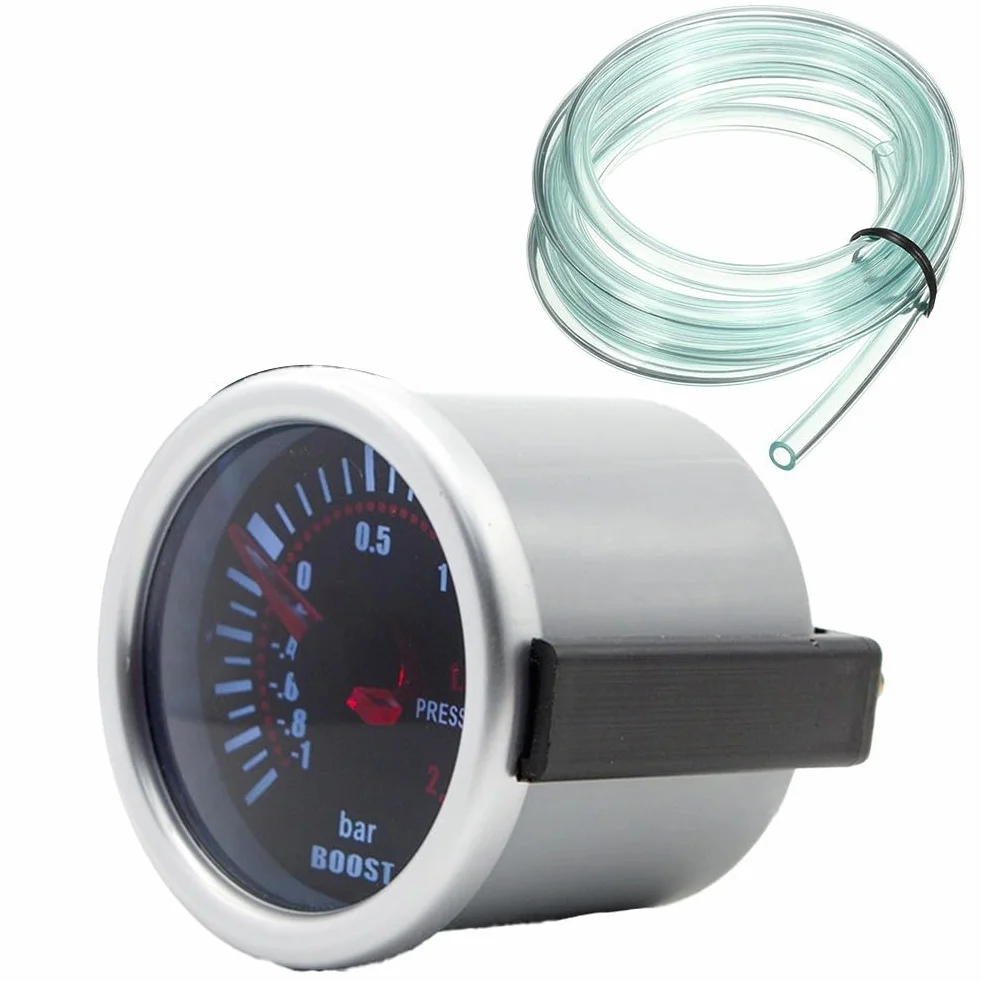 Misuratore di pressione Turbo Boost per auto con maggiore visibilità, 52 mm, manometro Turbo Boost 0-35 Psi, aggiornamento essenziale per i conducenti