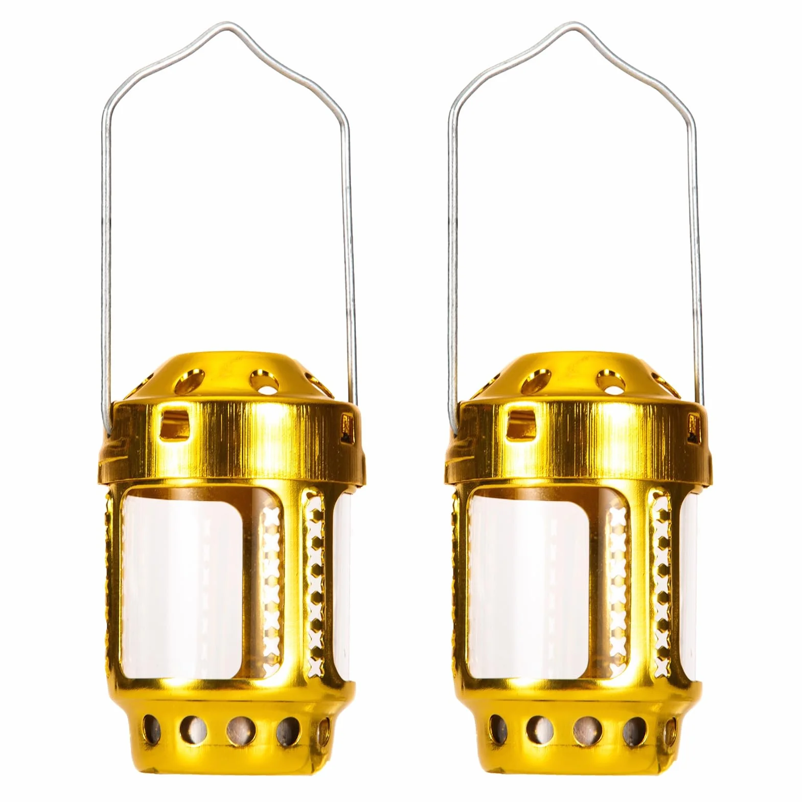 Lampada a candela da campeggio in lega di alluminio 2 PCS