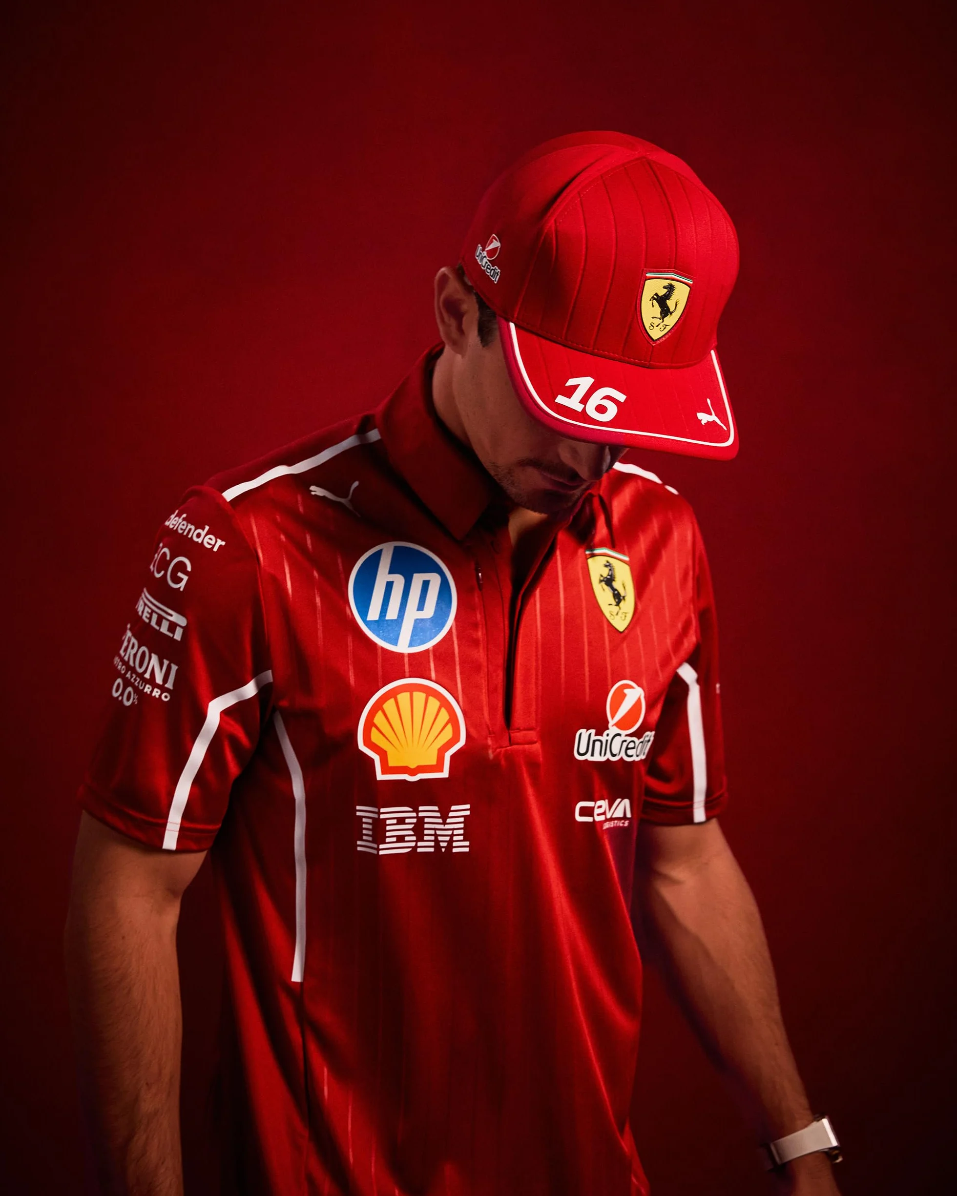 PUMA Scuderia Ferrari F1 Cappellino Charles Leclerc 2025