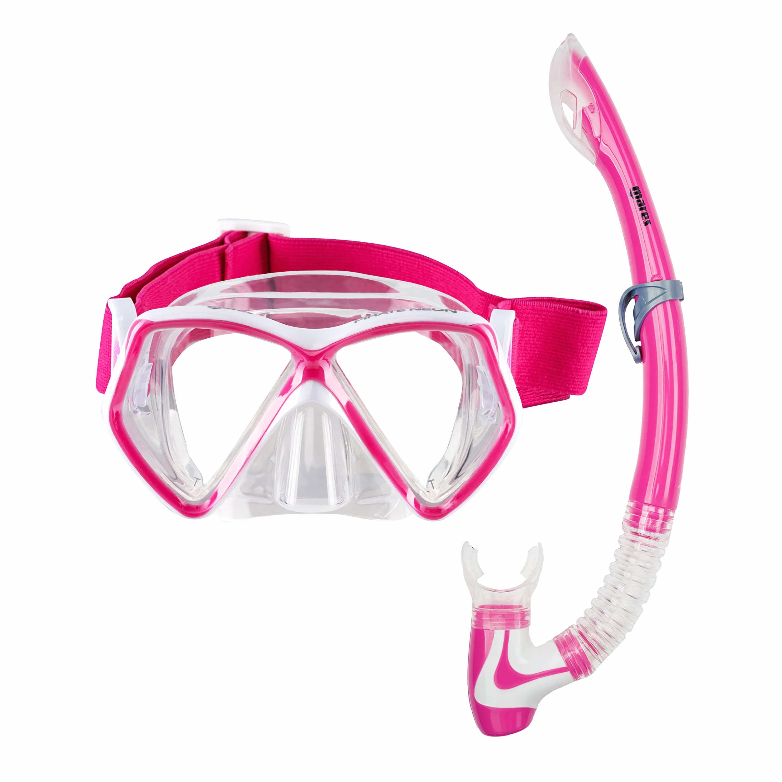 Mares Combo Pirate Neon – Set maschera e boccaglio bambini 8–14 anni