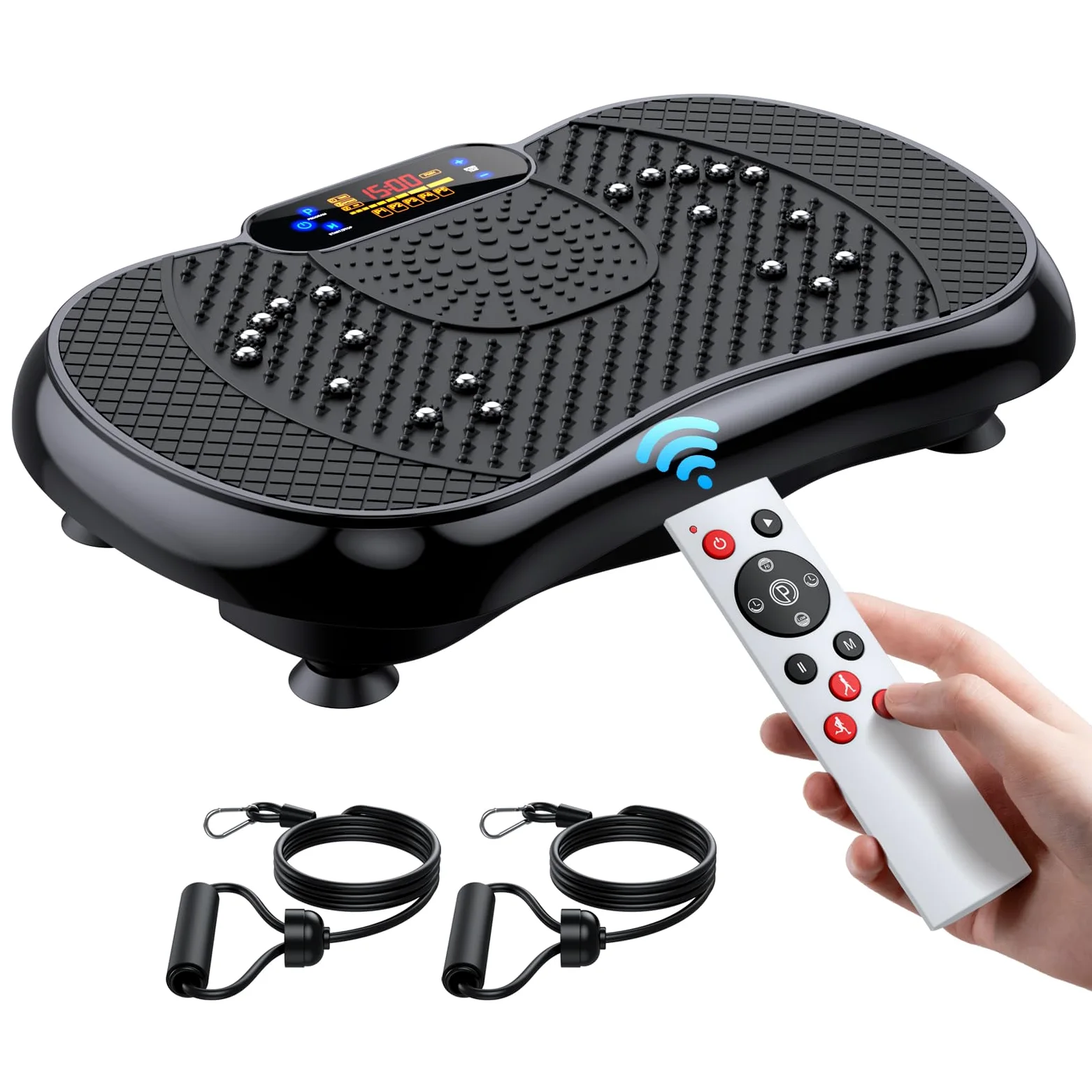 PBYRD - Macchina per esercizi con piastra vibrante, macchina per il drenaggio linfatico per perdere peso, allenamento completo del corpo, piattaforma vibrante per fitness, aiuta a tonificare e