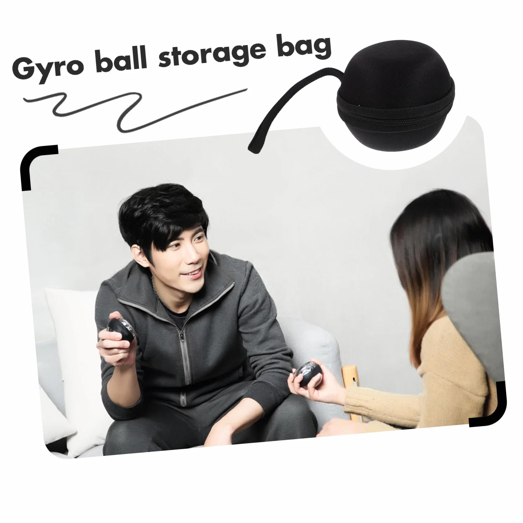 YARNOW Borsa per Riporre la Palla da Polso Gyro Custodia Accessori Portatile