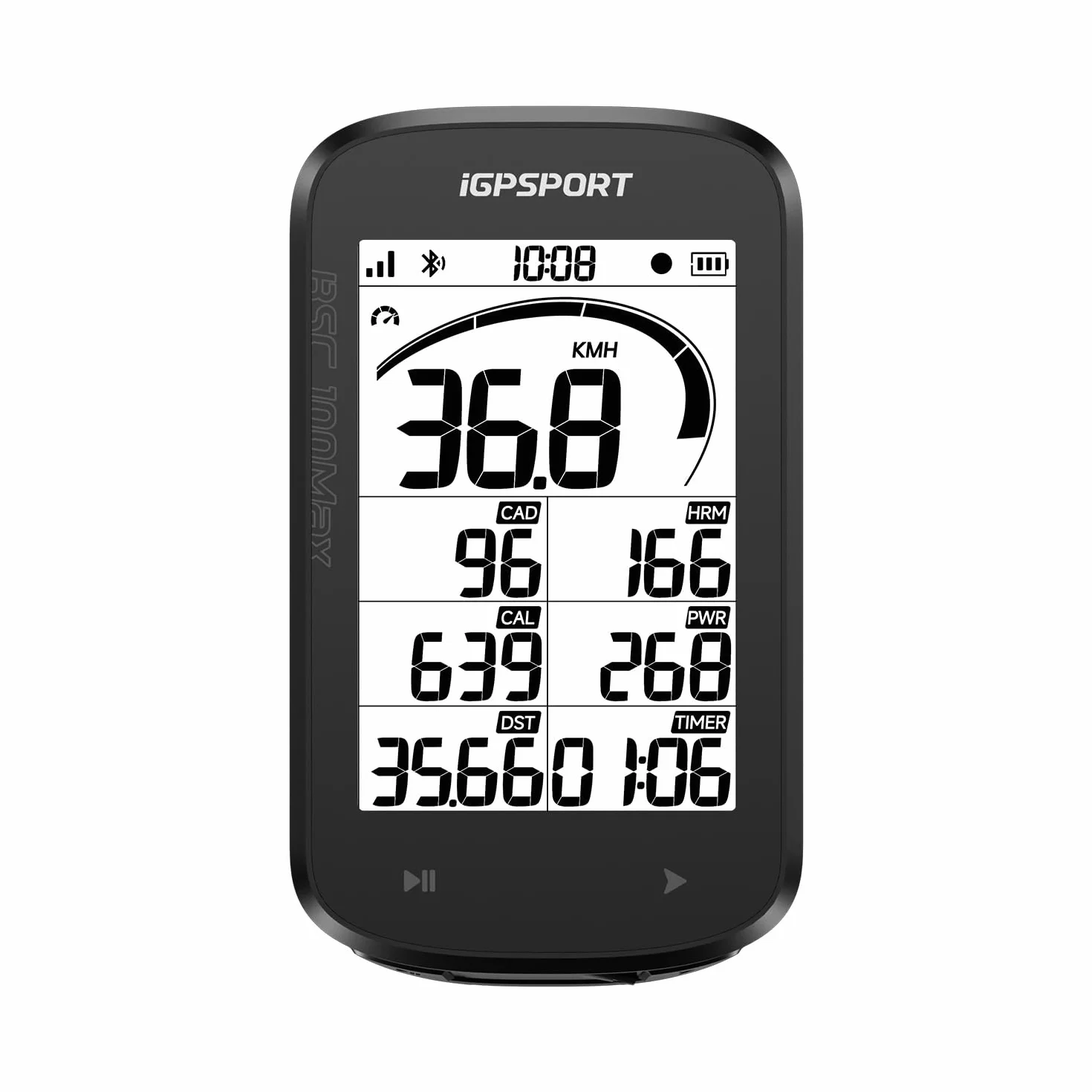 iGPSPORT BSC100MAX Ciclocomputer GPS, 40h Batteria, Impermeabile IPX7, Dati Personalizzabili