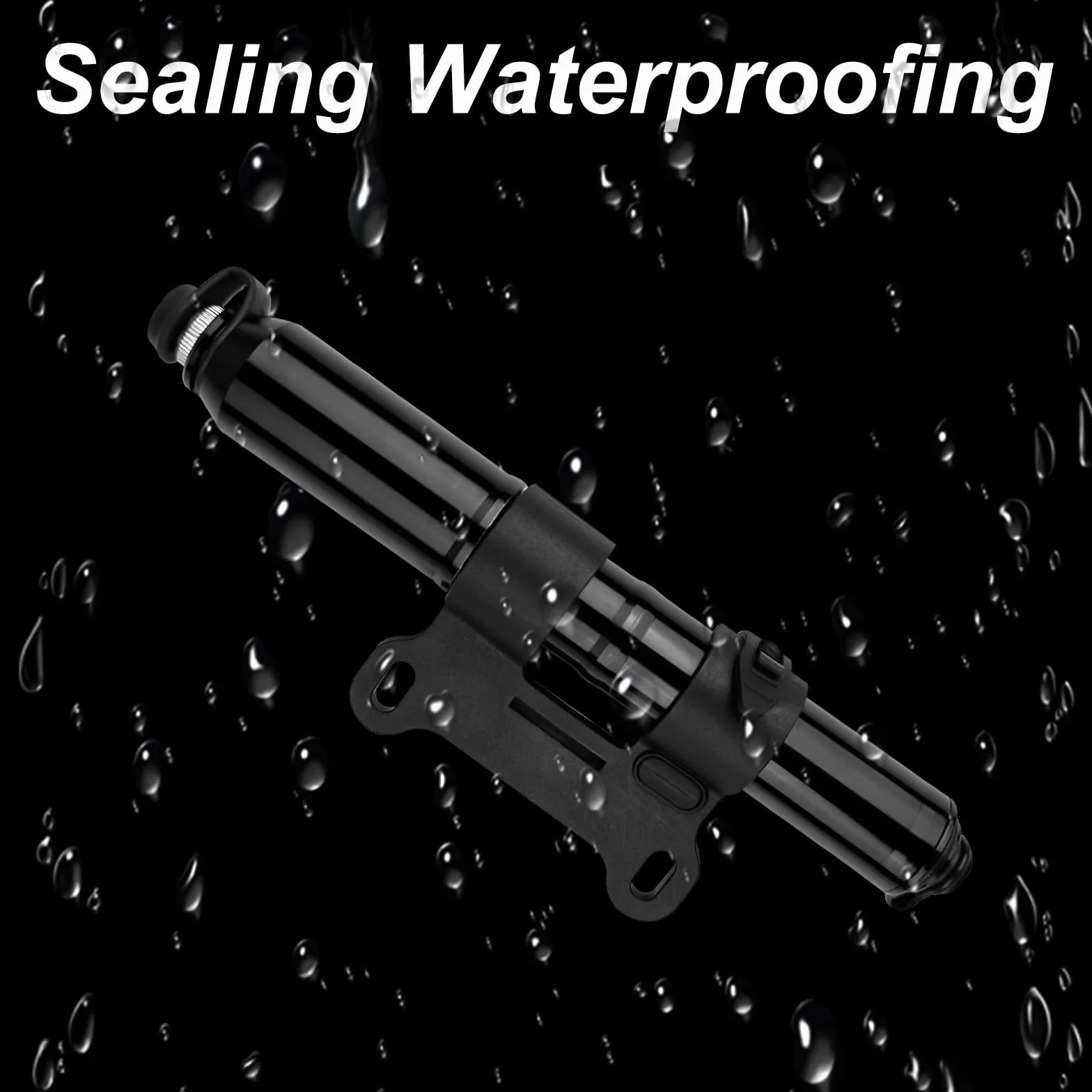 Pompa per Bicicletta 120 PSI Portatile Schrader Presta Valvola Mini Pump Bici con Supporto Telaio