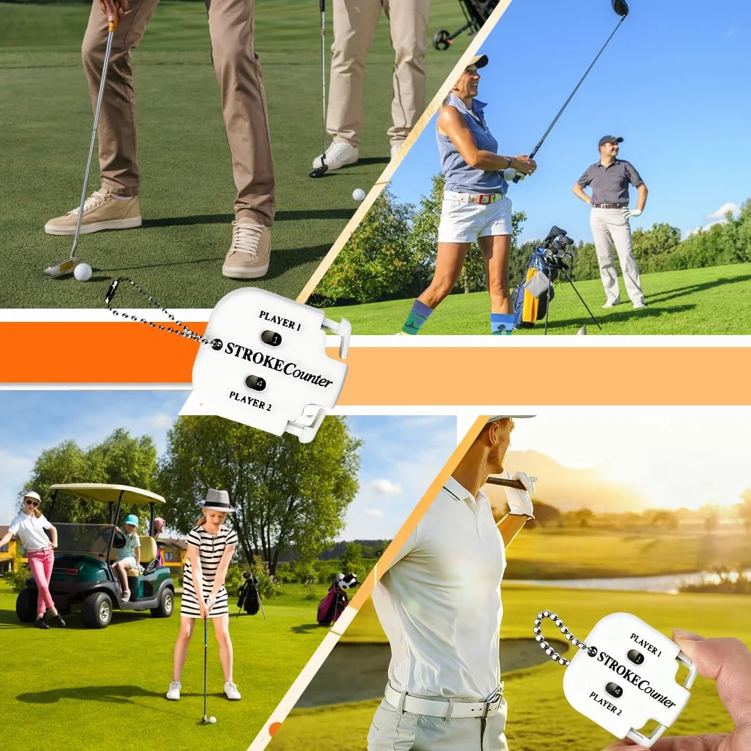 Segnapunti Golf 2 Pezzi Contatore Punteggio per 2 Giocatori Accessori Campo