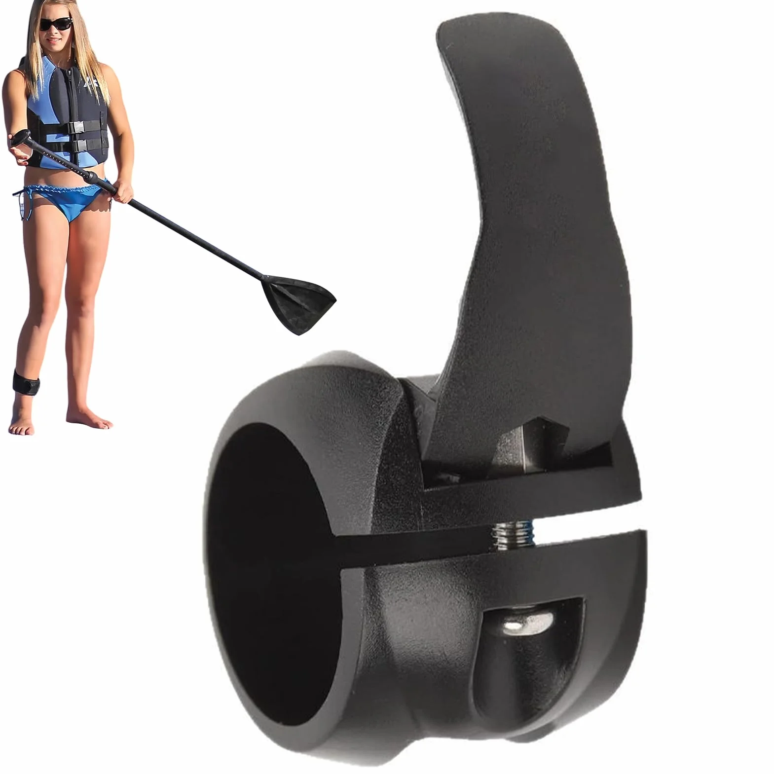 Paddleboard Paddle Clamp Ricambio Rilascio Rapido Kayak Canoa All'aperto Sport Acqua