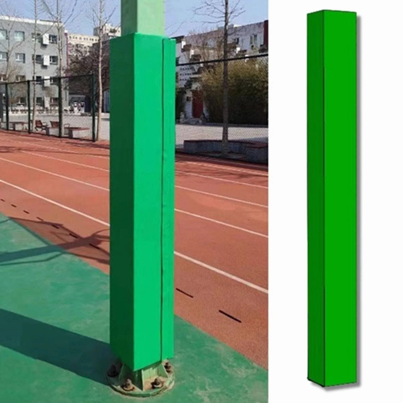 Imbottitura resistente protezione anti-collisione per pali da gioco e attrezzature sportive