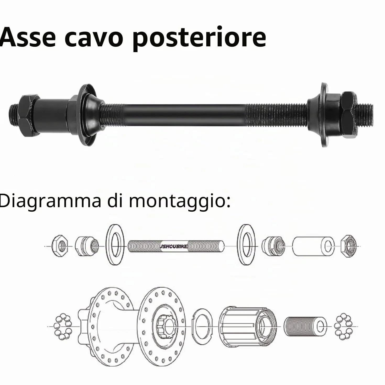 Set Sgancio Rapido Bici Mozzo Ruota Bloccaggio Rapido