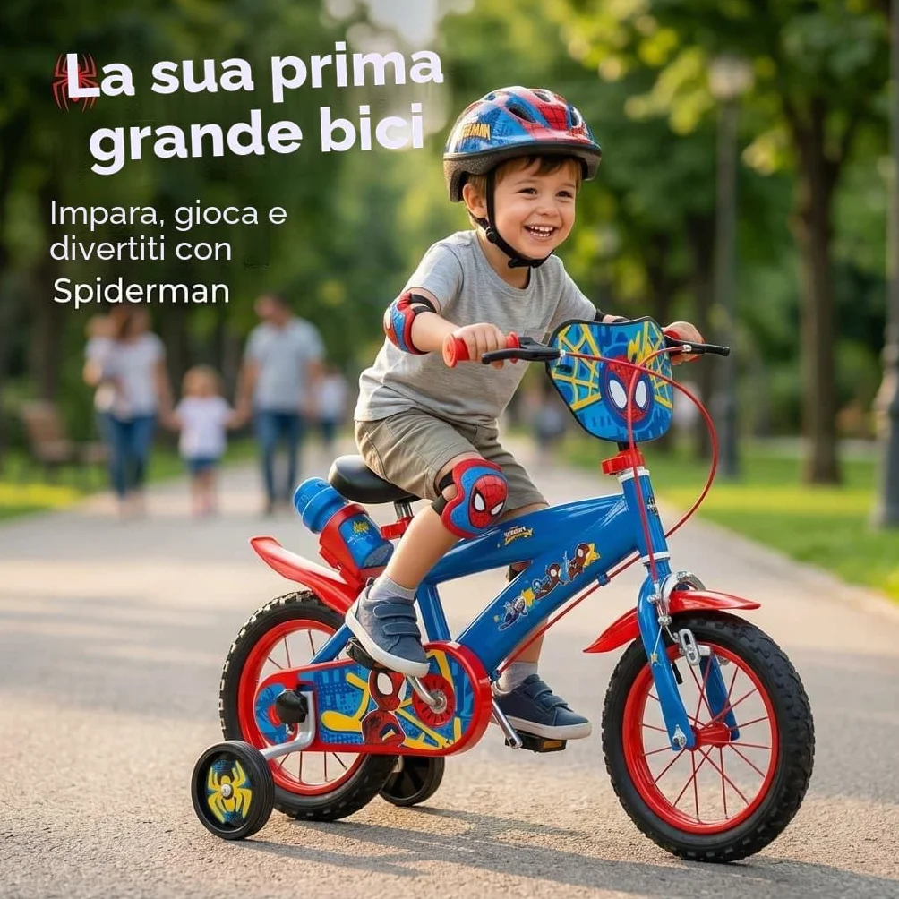 TOIMSA Bicicletta 12" Spiderman Huffy