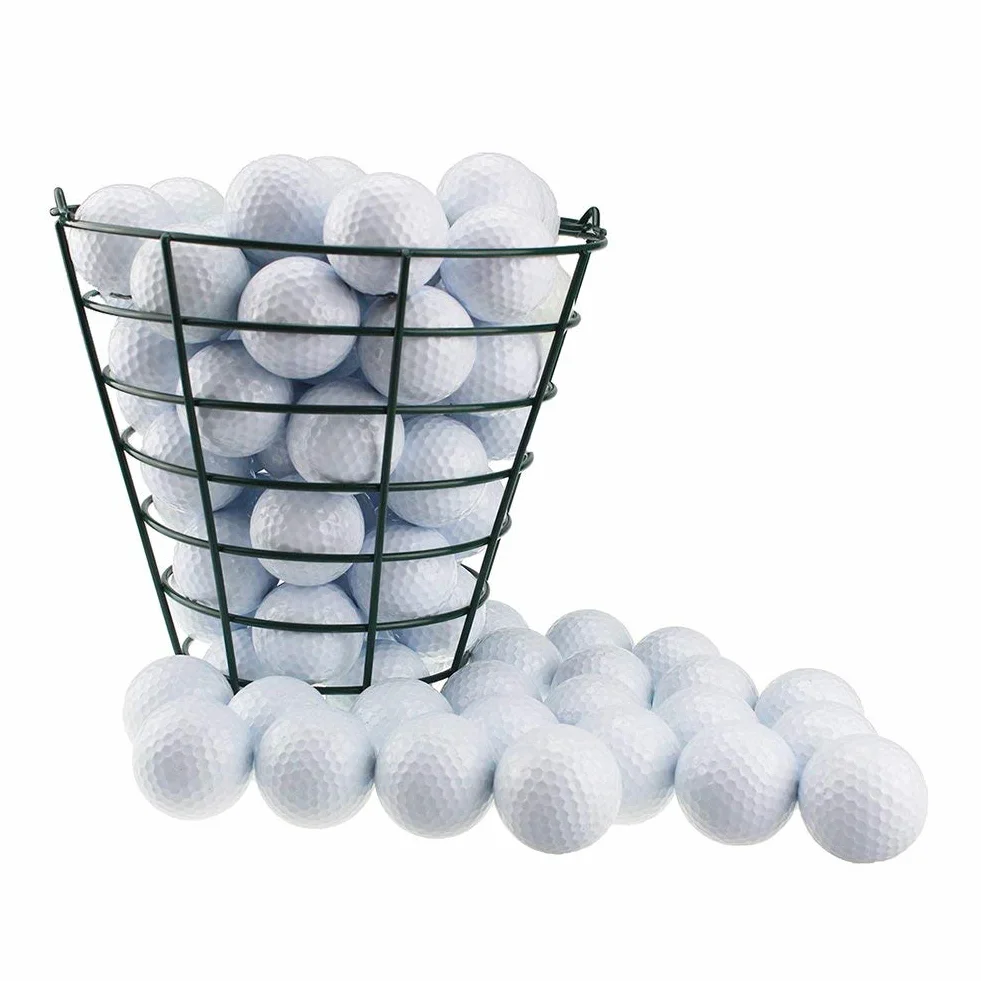 Cestino da golf in metallo per palline