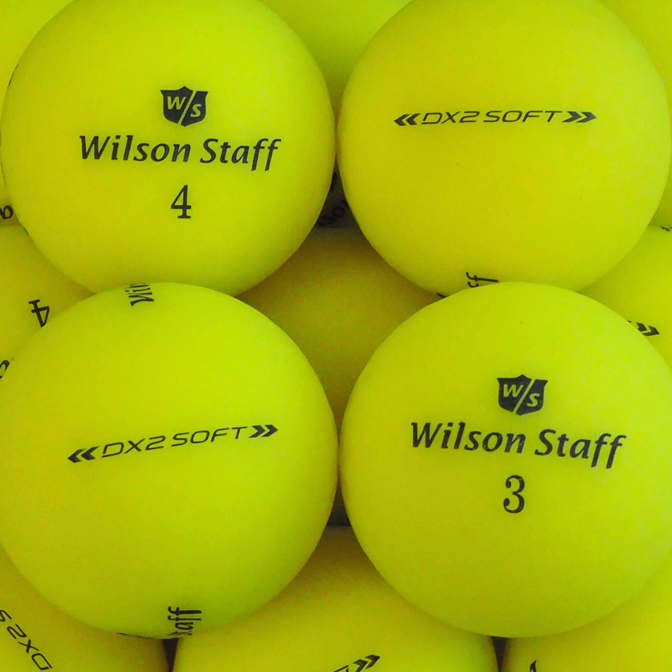 Wilson Staff Dx2 Duo Soft Optix Palline da Golf Giallo Opache