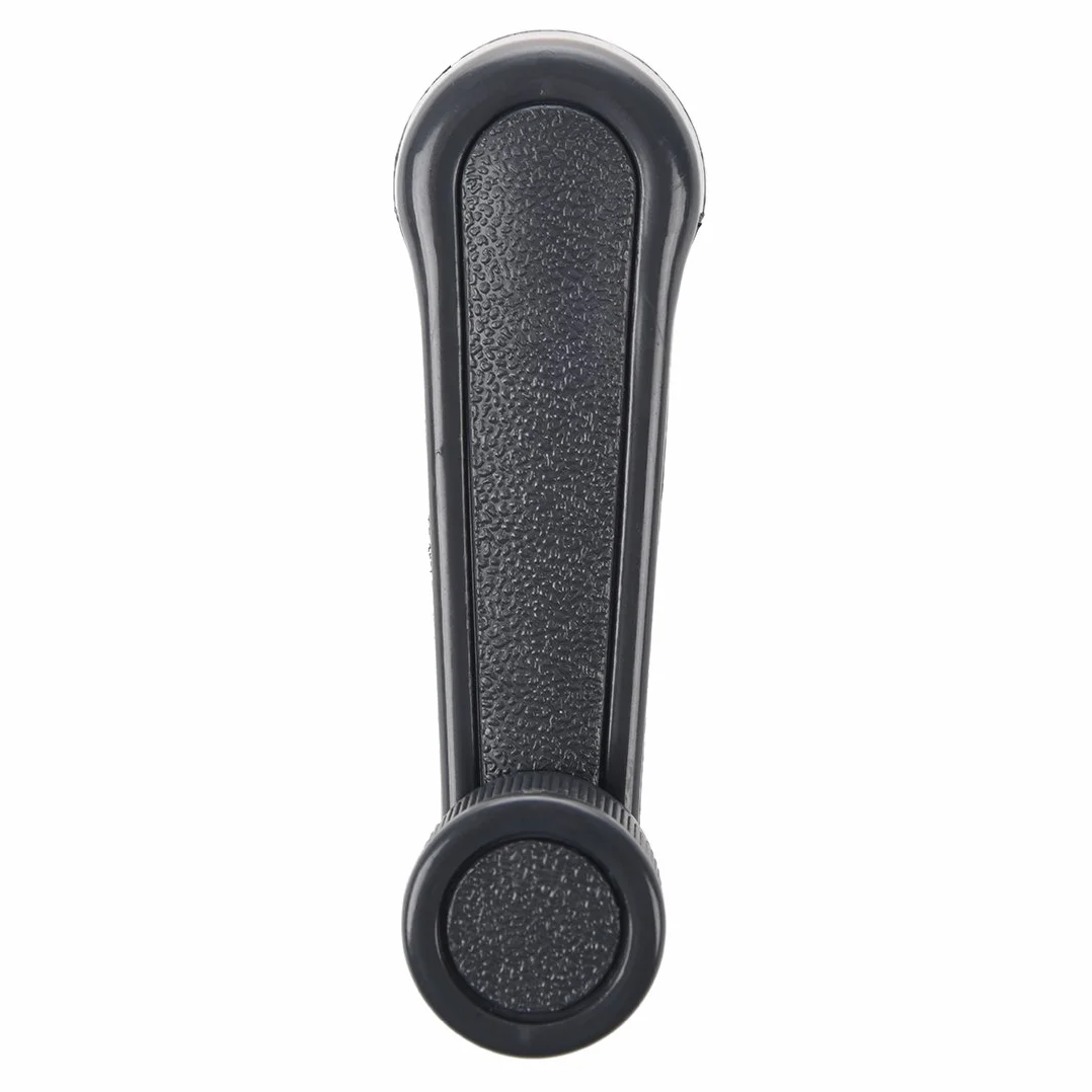 2 x Manovella Maniglia Alzacristalli Universale in Plastica Grigio per Finestra Auto
