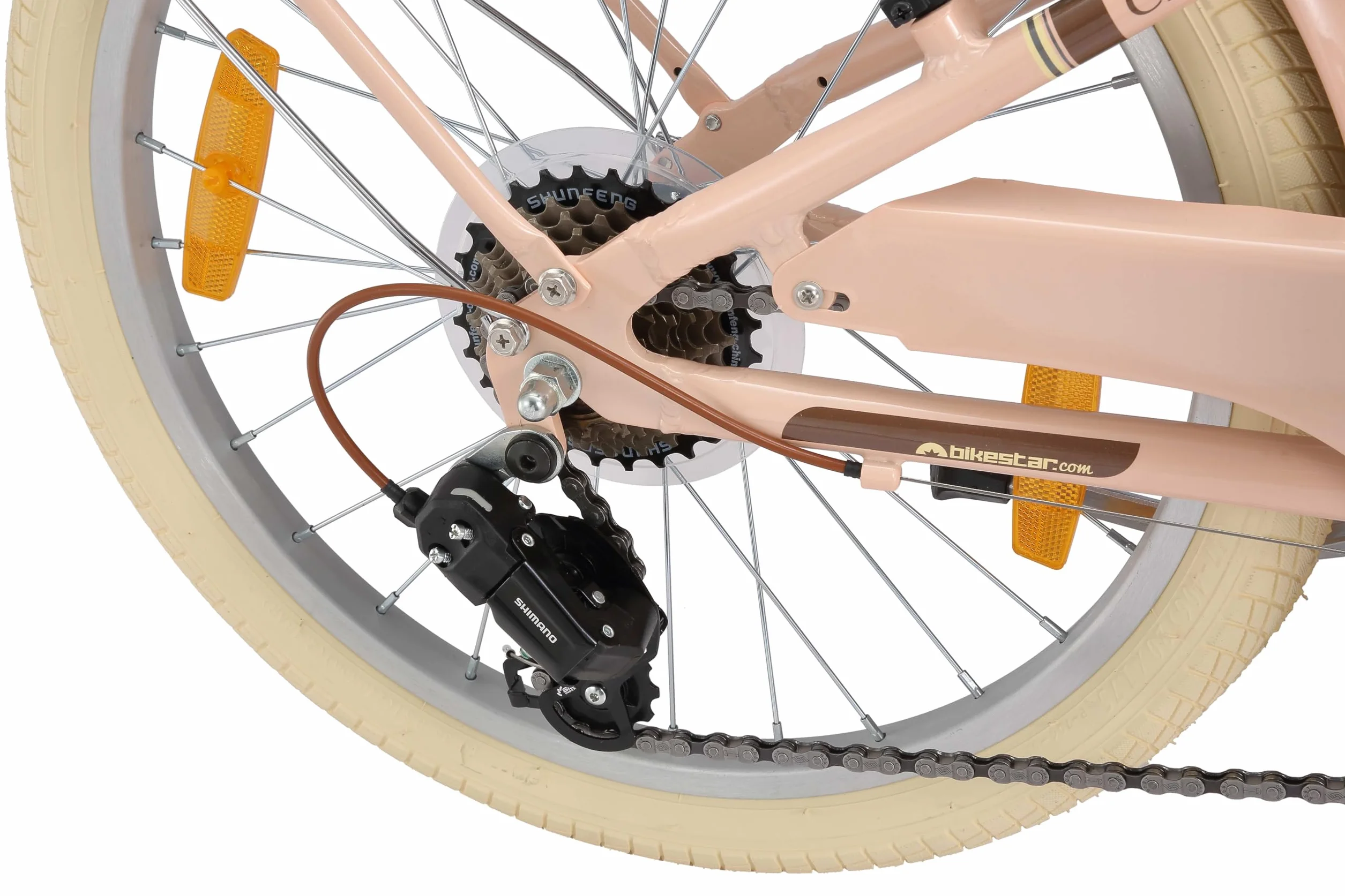 BIKESTAR Bicicletta per bambini in alluminio 20 pollici 7 velocità
