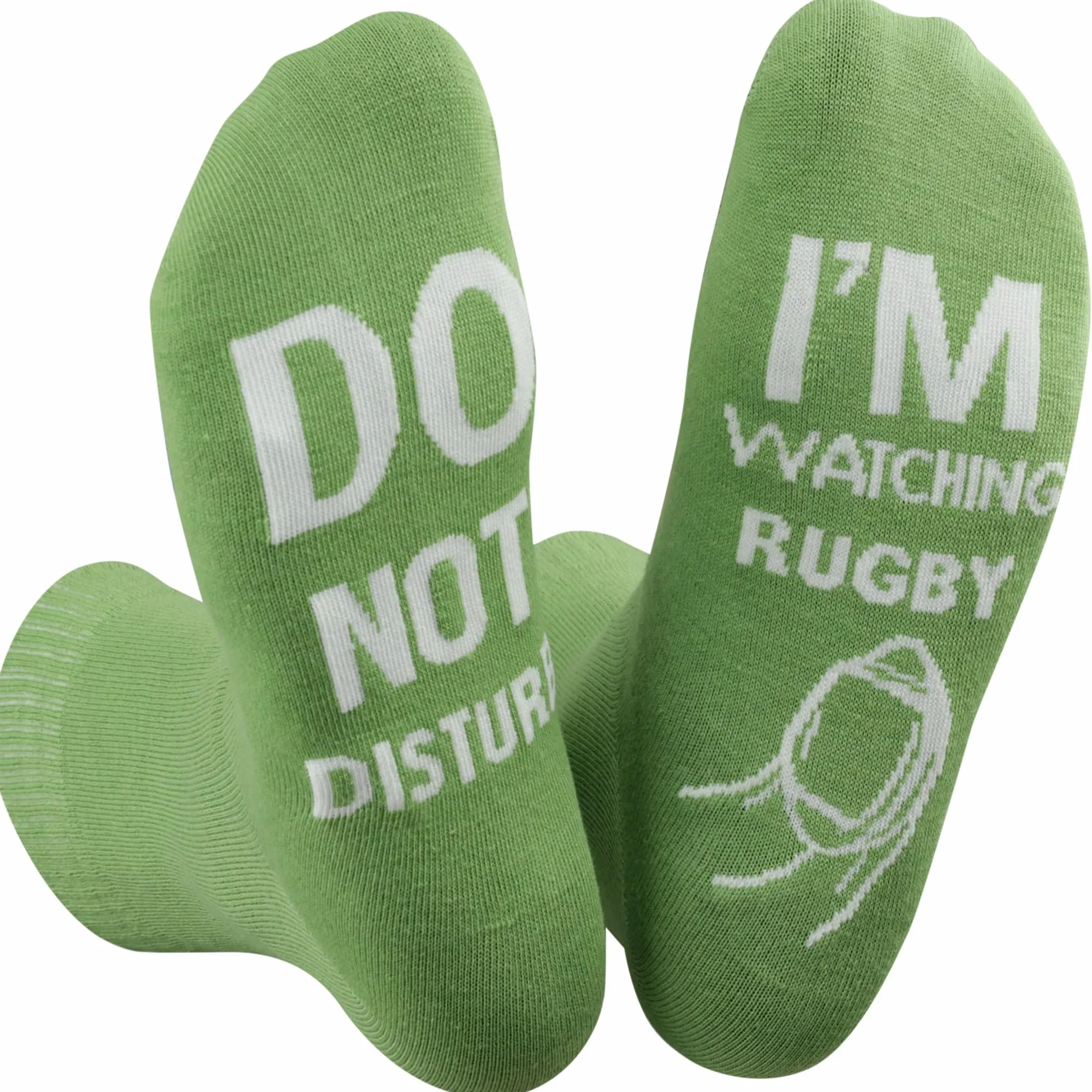 Calzini Divertenti Do Not Disturb I'm Watching Football or Rugby Uomo Donna