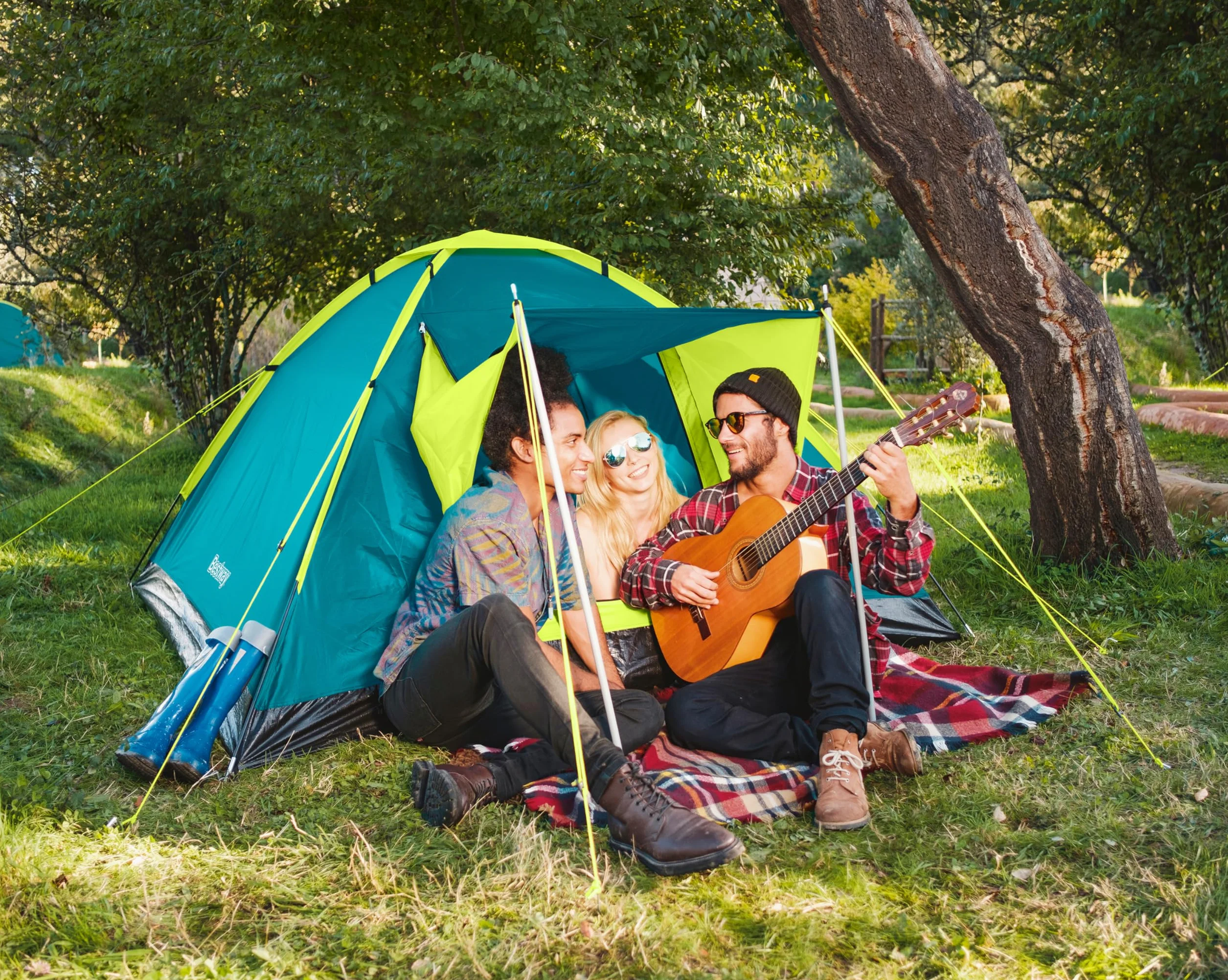 Bestway 68088-6 Tenda da campeggio Cool Ground 3, 3 persone