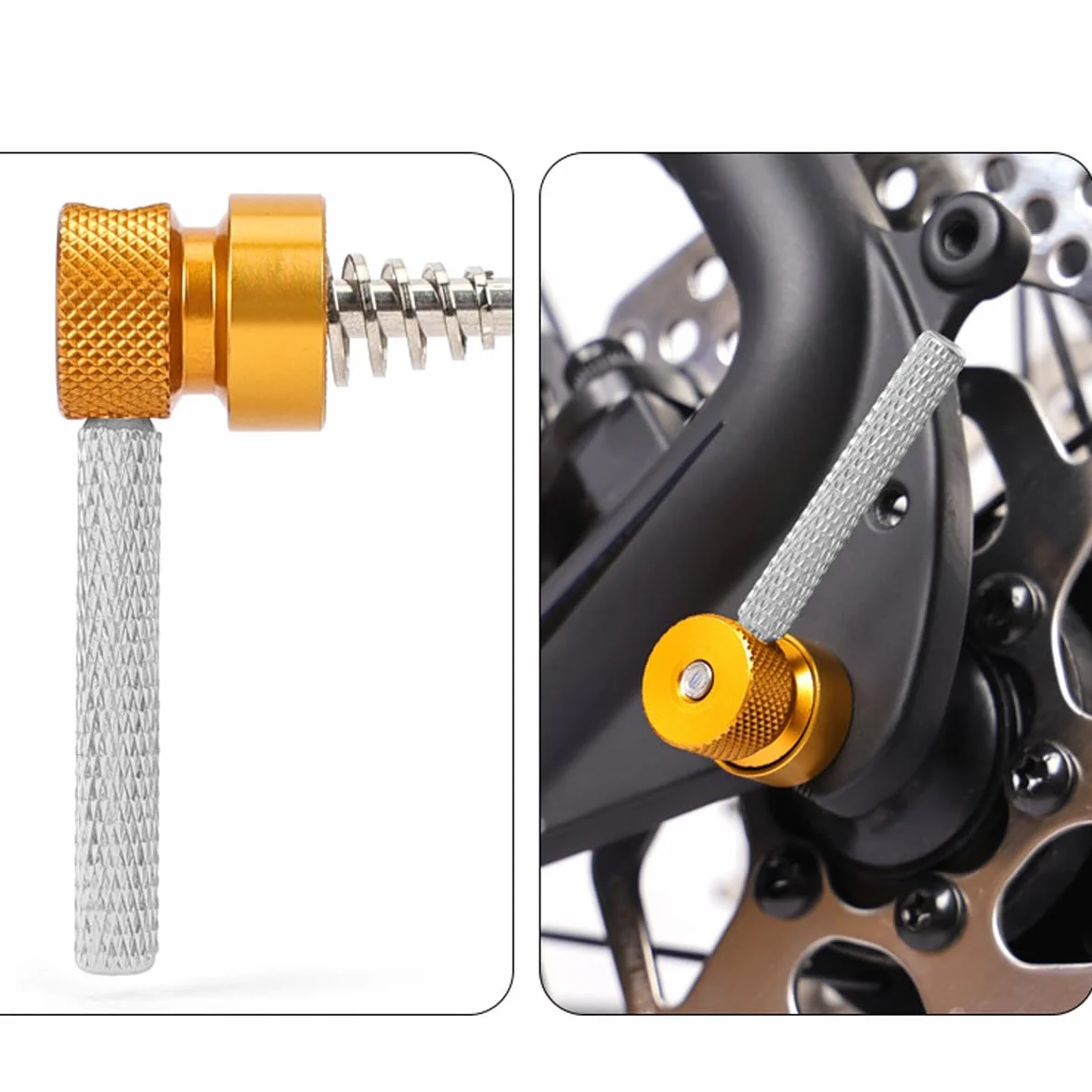 Sgancio rapido antifurto per biciclette MTB da corsa asse universale alluminio 155mm 115mm IPX5