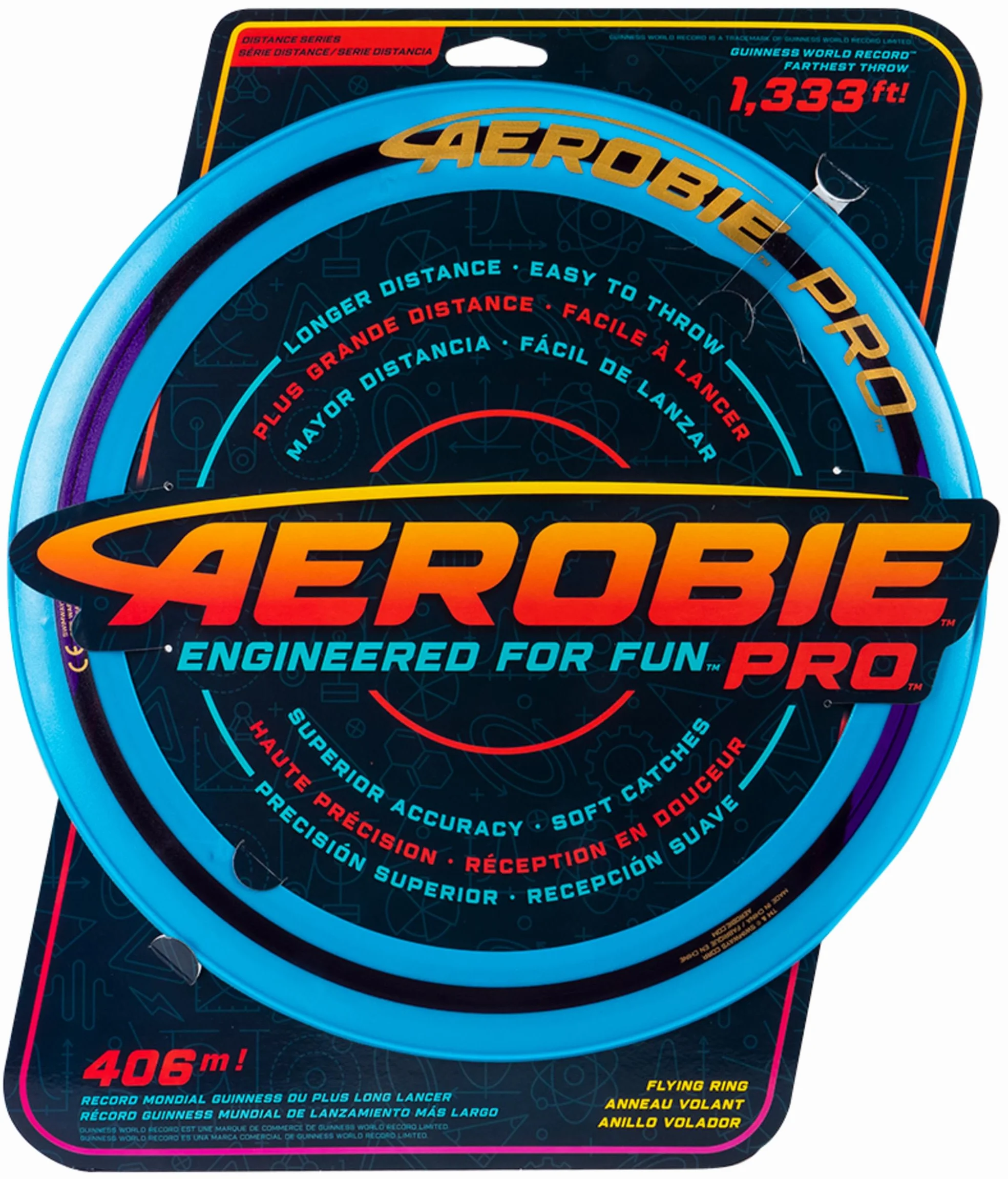 Aerobie PRO Ring Anello di Lancio, Blu, L