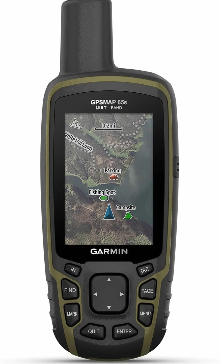 Garmin GPSMAP 65s lokalizator GPS Personalny Czarny 16 GB TFT 2.6" 160x240 Pixel