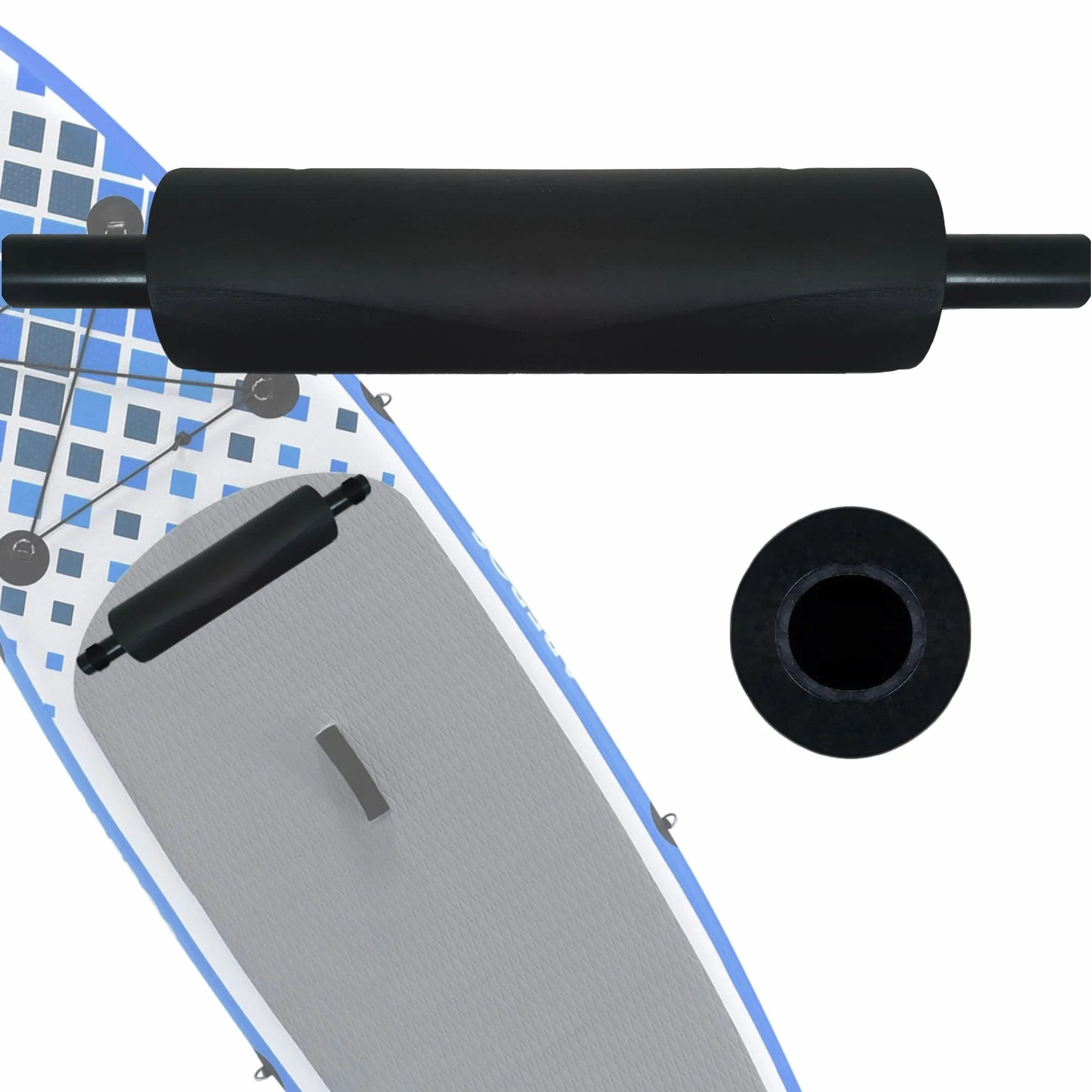 Arebos Poggiapiedi SUP Board Stand Up Paddle 32 cm, diametro tubo 2,2 cm