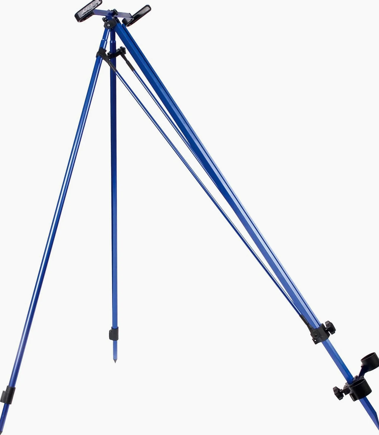 Shakespeare Salt Beach Rest, Treppiede di supporto per canna da pesca, 125-204 cm, colore: Blu/Nero
