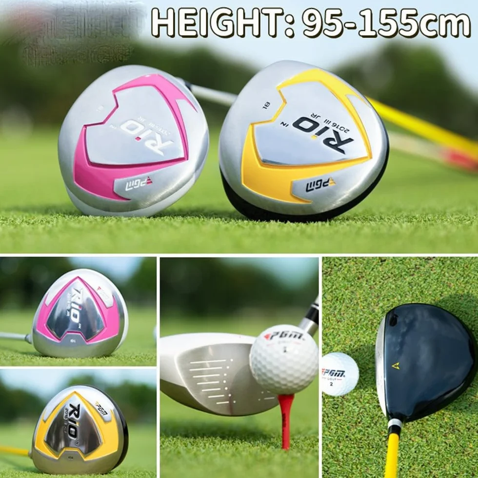 Fairway Wood #1 Golf Club - Mano Destra Bambini Ragazzi Ragazze Golf Putter Mallet con Copricapo Junior