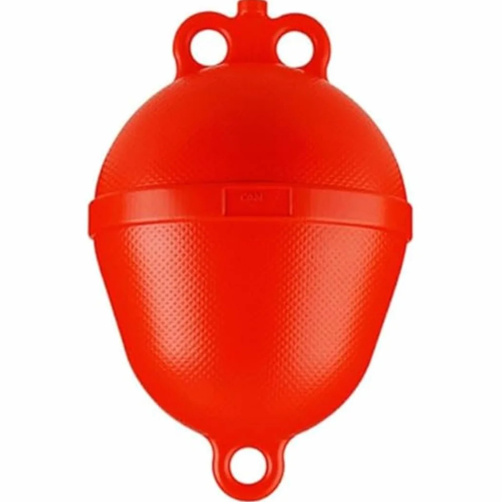 Mooring Buoy Orange Rigid Plastic
