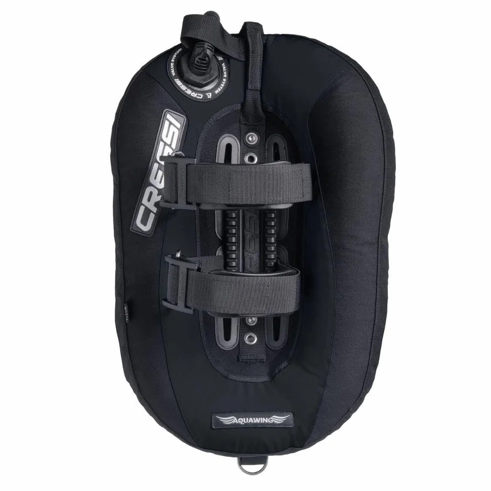 Cressi Aquawing BCD Jacket Subacquea One Size XS-XL GAV Schienalino Alluminio Leggero Sacca 210D Nylon Schienale Air-Net Tasca Boa