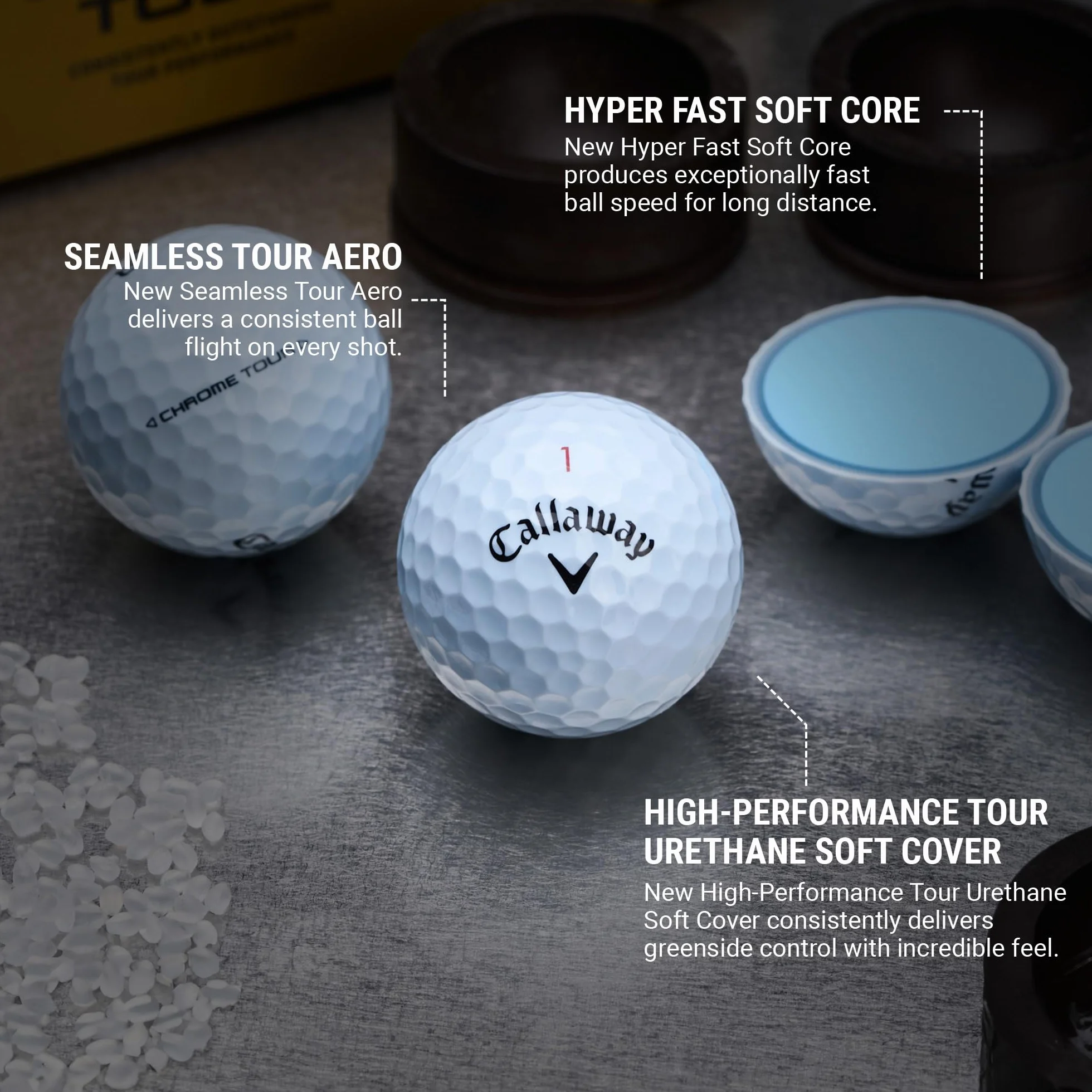 Callaway Golf Chrome Tour Palline da golf