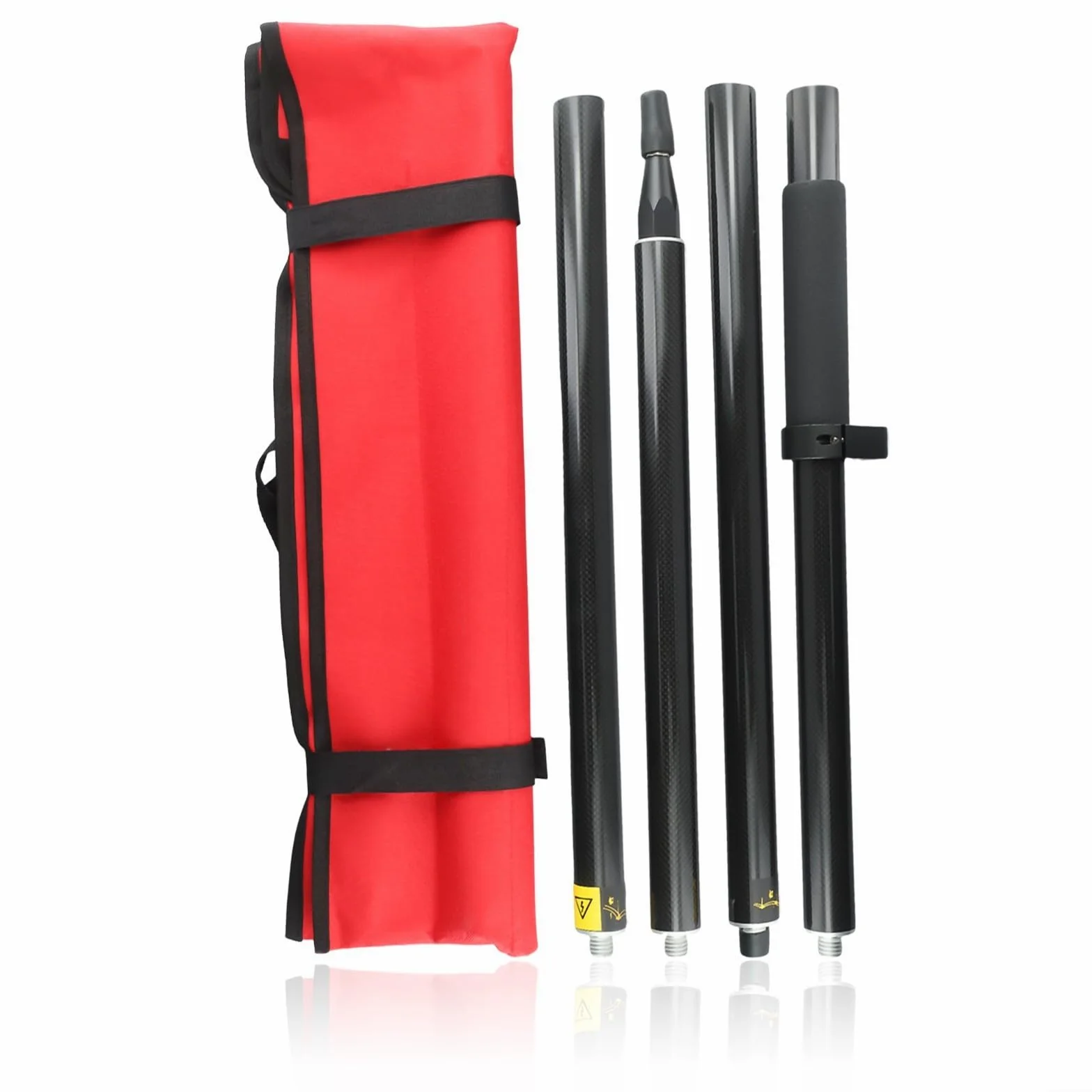 Palo GPS in fibra di carbonio, 2M Nordic Walking GPS Pali per rilevamento e ingegneria GPS/GNSS accessori e strumenti