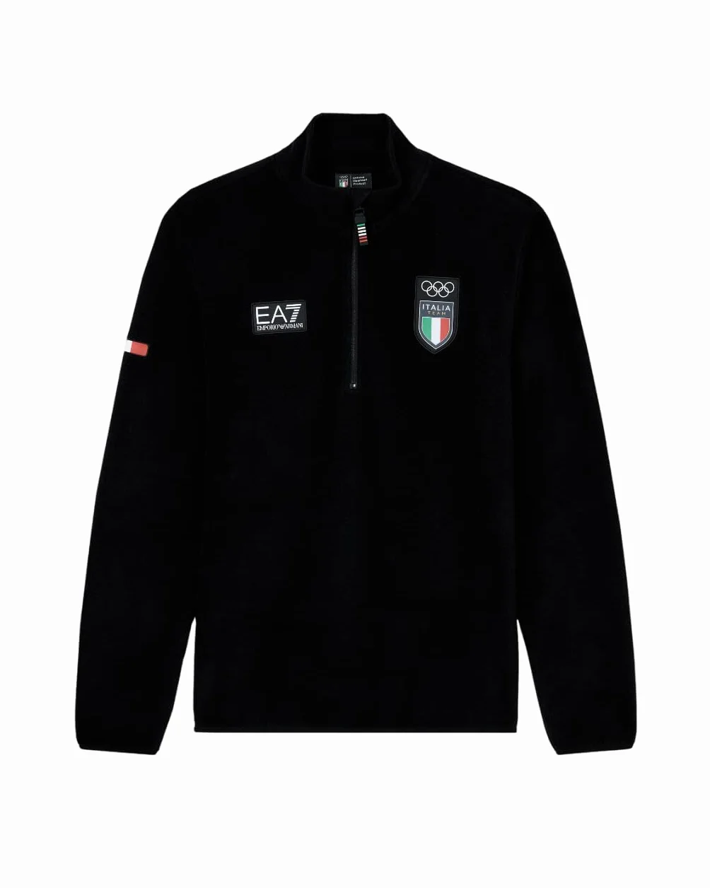 Emporio Armani EA7 Italia Team Olimpiadi 2026 Polar Fleece Pile tecnico da sci Uomo