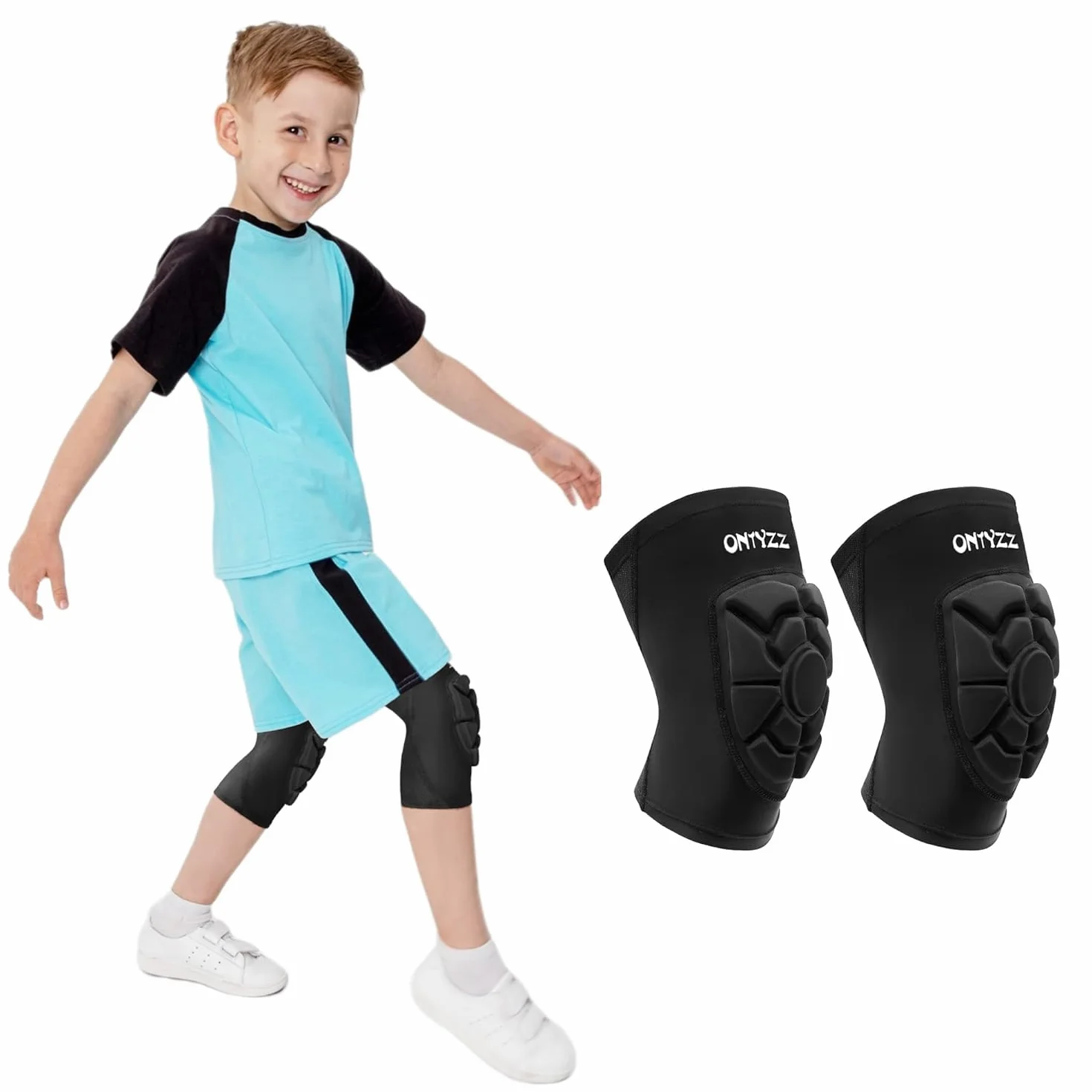 ONTYZZ Ginocchiere Pallavolo Bambina 1 Paia Protezioni Ginocchio Sport
