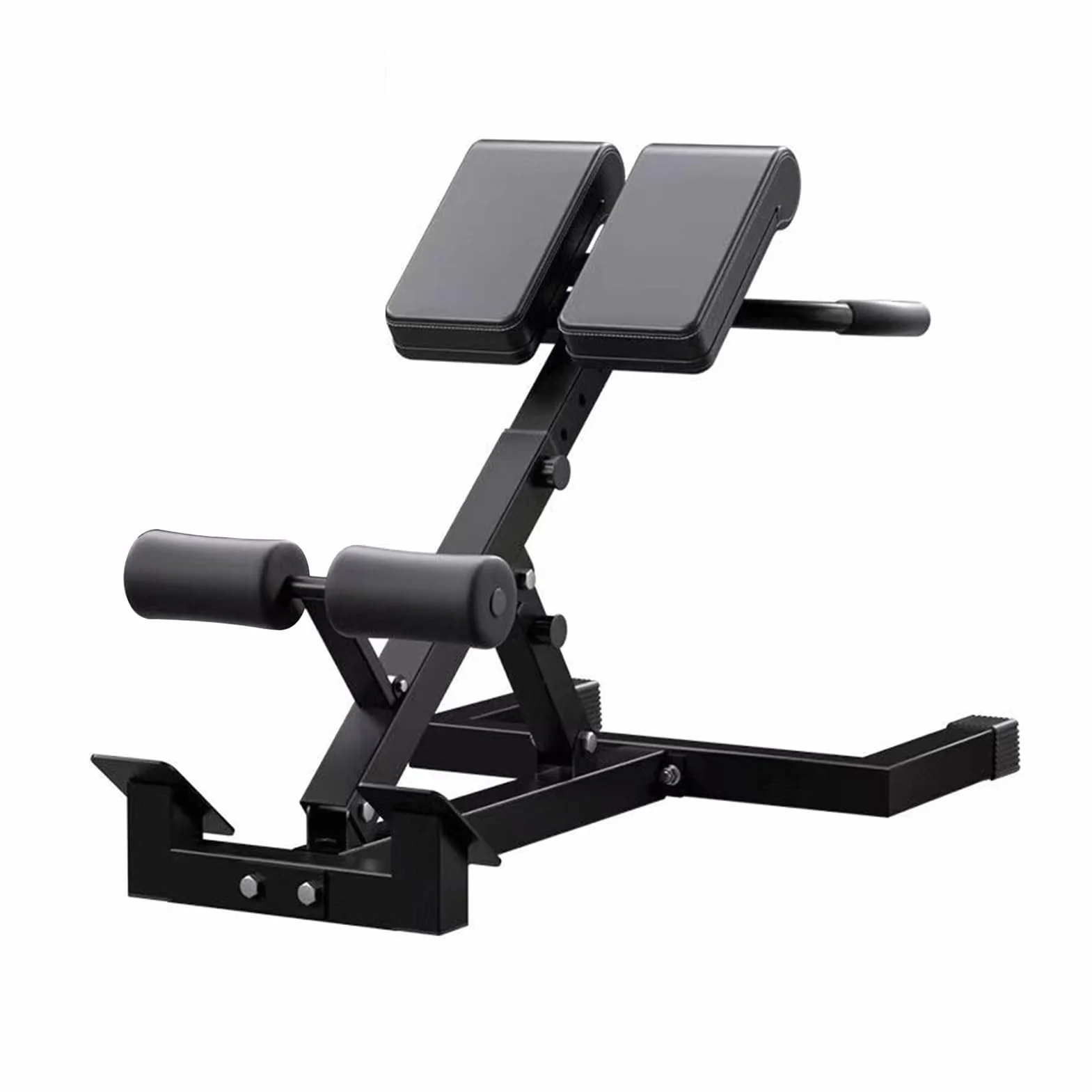 Panca Romana per Palestra Domestica - Sedia Iperextension per Allenamento della Schiena con 5 Altezze Regolabili e capacità di 330 Libbre