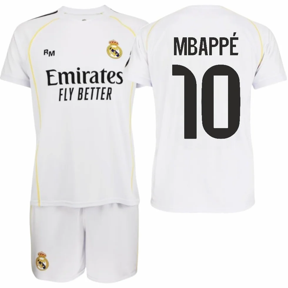 Real Madrid Conjunto Infantil 1a Equipación 25-26 Camicia Unisex