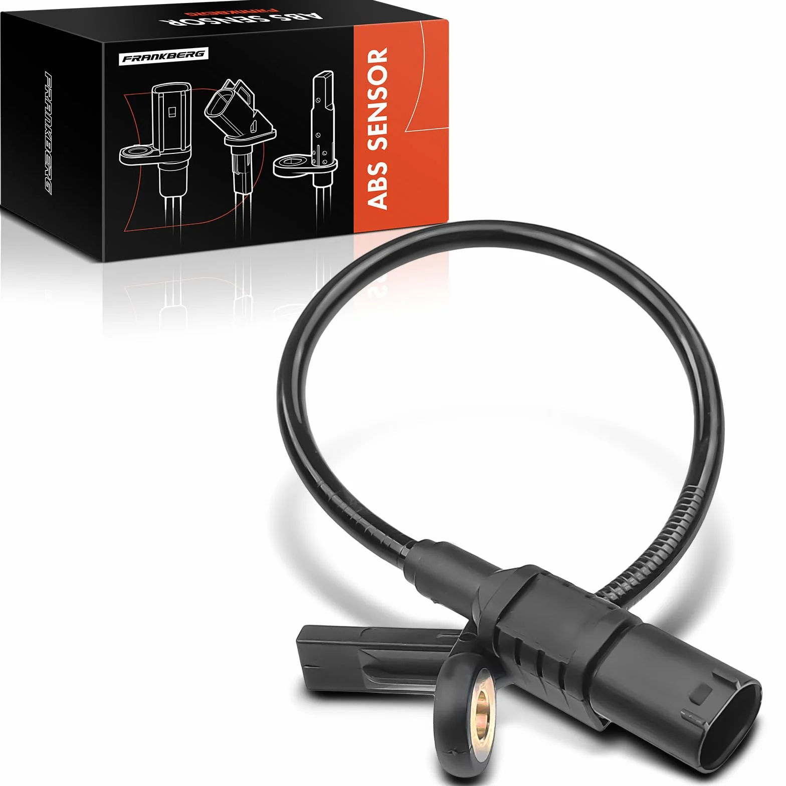 Frankberg Sensore Velocità Ruota ABS 2-Poli Compatibile con Classe M W164 ML 280 CDi 4mati.c ML 300 CDi 4mati.c ML 320 CDi 4mati.c ML 350 CDi 4mati.c ML 350 4mati.c ML 420 CDi 4mati.c 1645400717